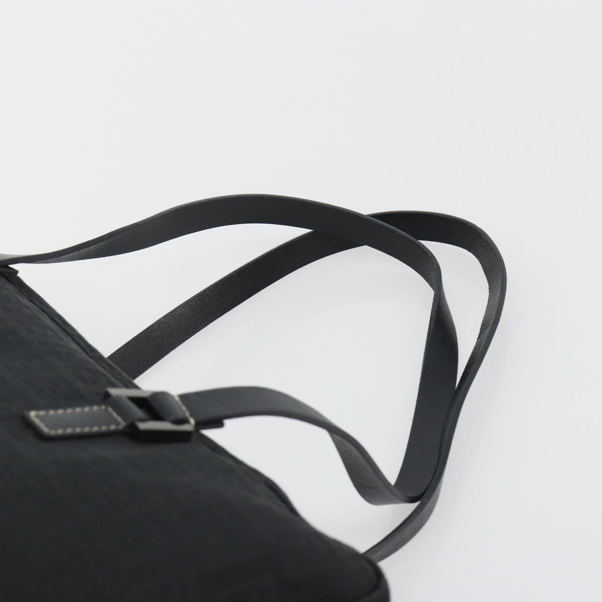 Fendi Shoulder Zucchino Canvas Black Canvas Shoulder Bag Bag (Pre-Owned)