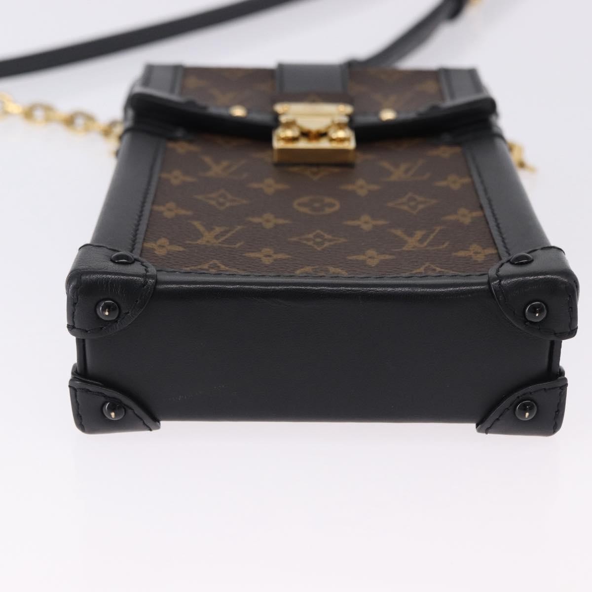 Louis Vuitton Vertical Trunk Pochette Monogram Canvas Brown Canvas Clutche & Pouche Bag (Pre-Owned)