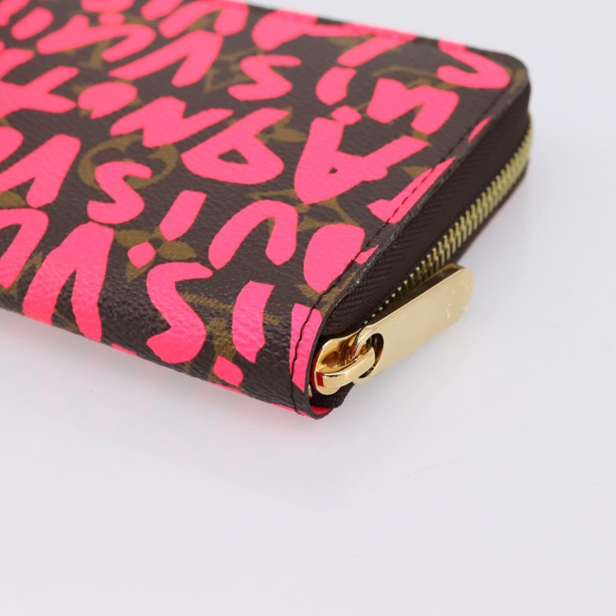Louis Vuitton Zippy Limited Edition Monogram Graffiti Brown Canvas Wallets Accessory (Pre-Owned)