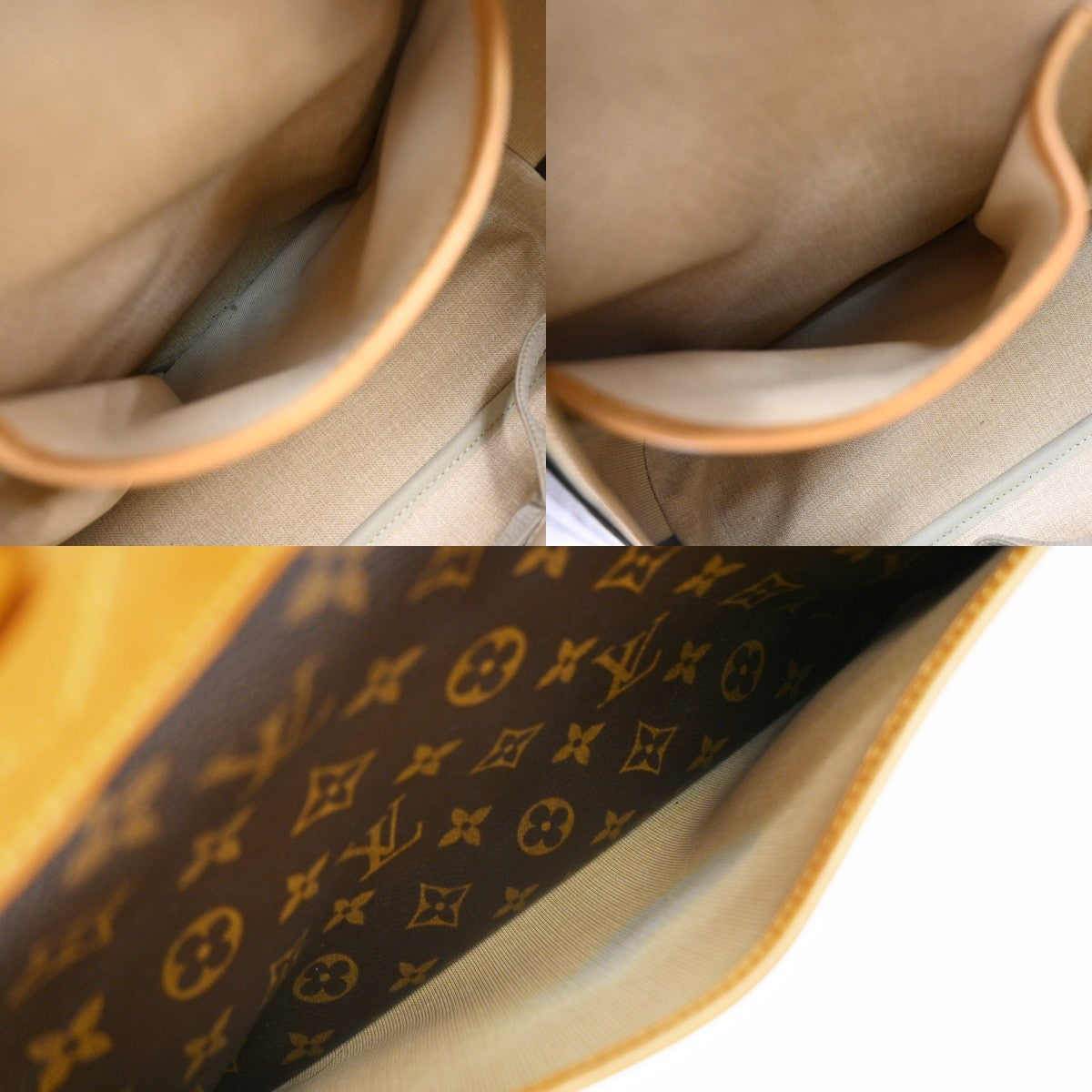 Louis Vuitton Trouville Monogram Canvas Brown Canvas Handbag (Pre-Owned)
