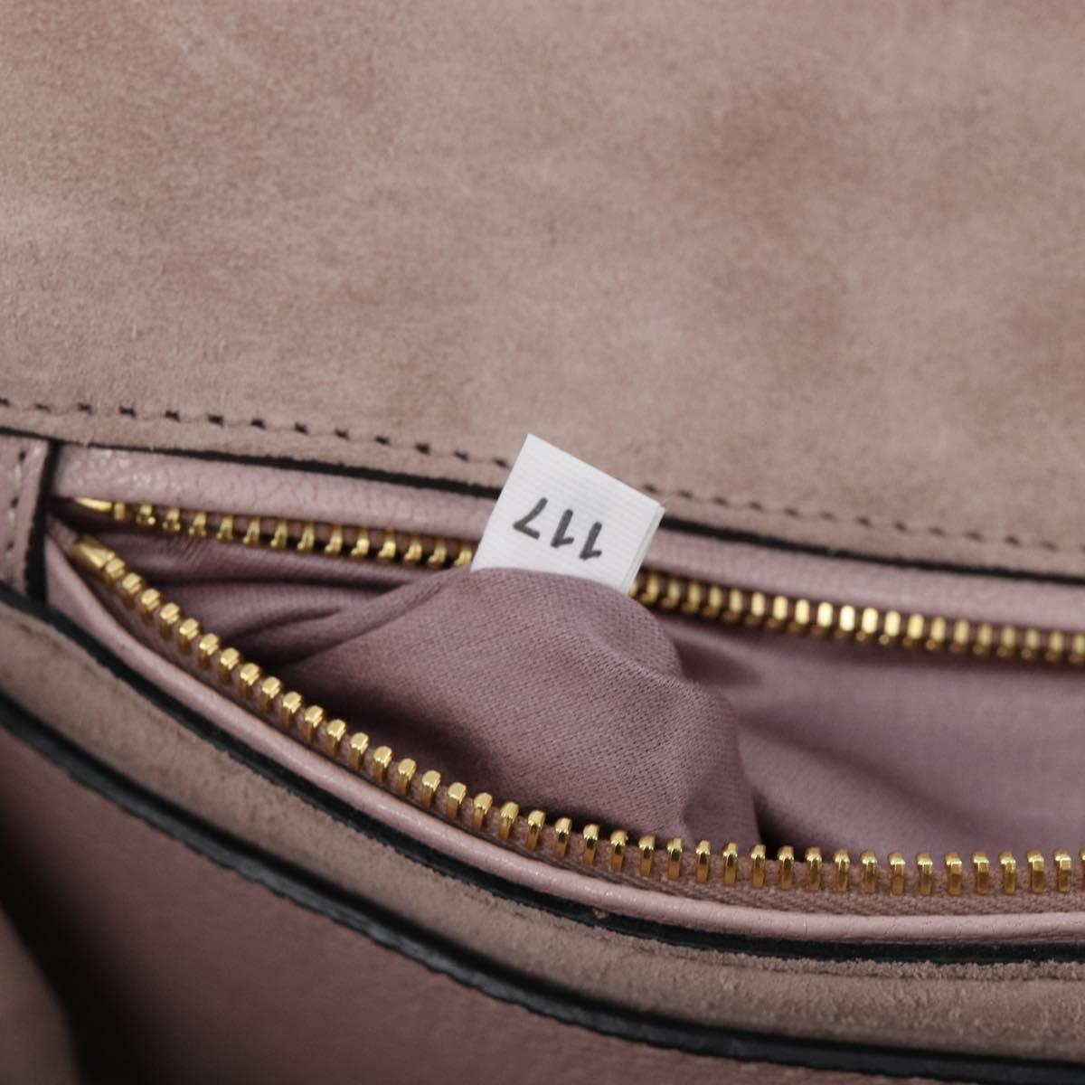 Miu Miu Madras Crystal Flap Leather Pink Leather Crossbody Bag Bag (Pre-Owned)