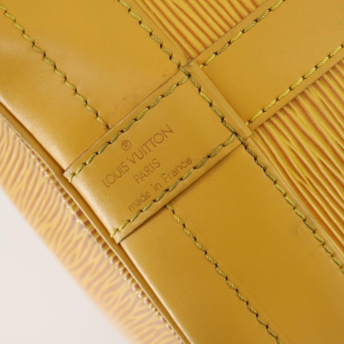 Louis Vuitton Noe Epi Leather Yellow Leather Shoulder Bag Bag (Pre-Owned)