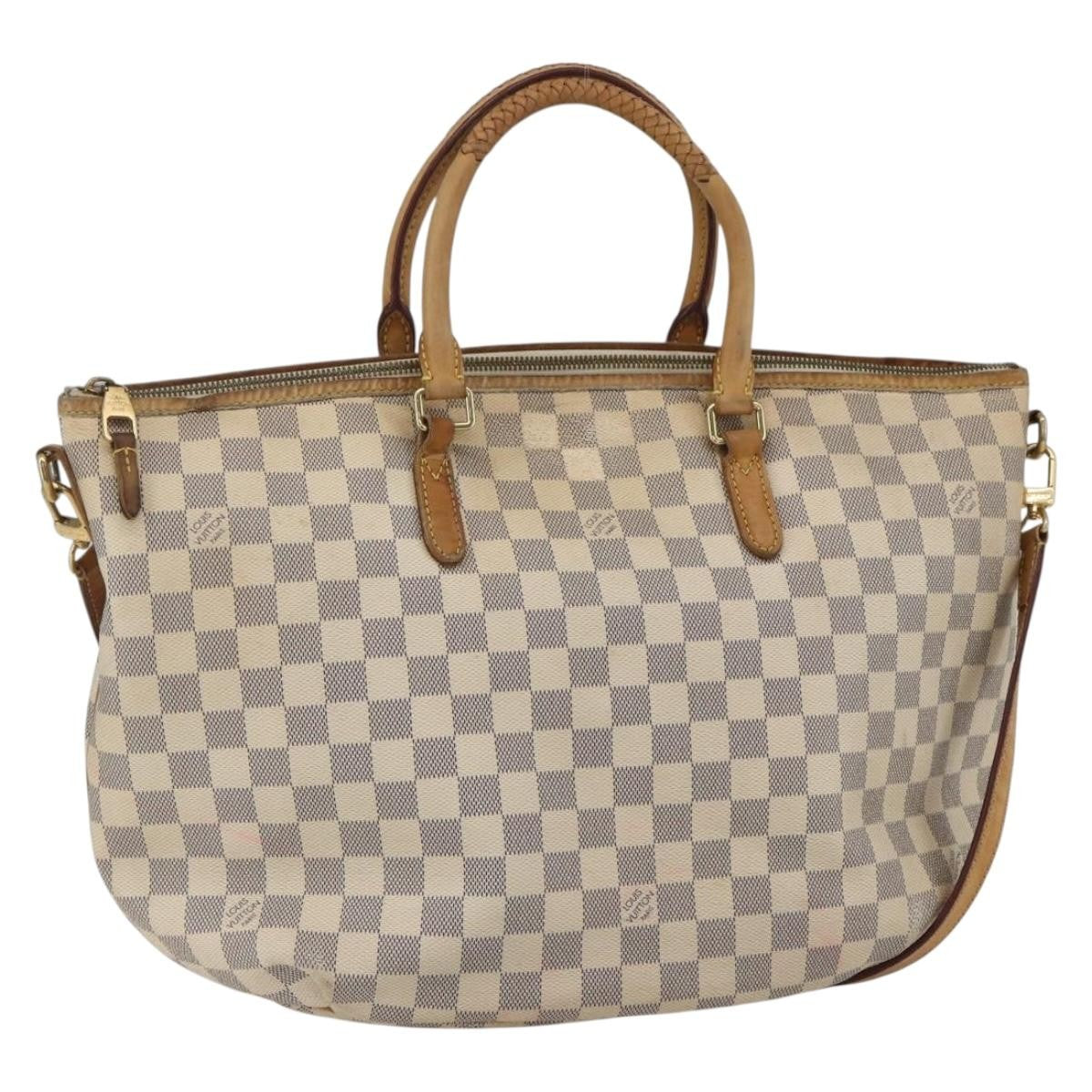 Louis Vuitton Riviera Damier Beige Canvas Handbag (Pre-Owned)