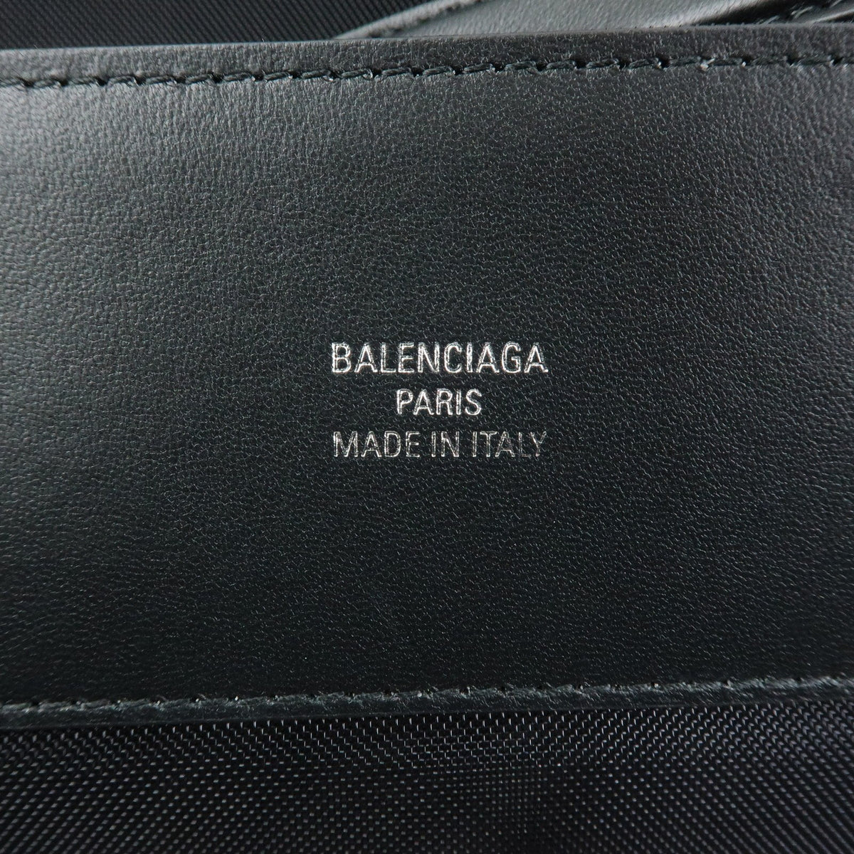 Balenciaga Duty Free Mesh With Leather Black Mesh Tote Bag Bag (Pre-Owned)