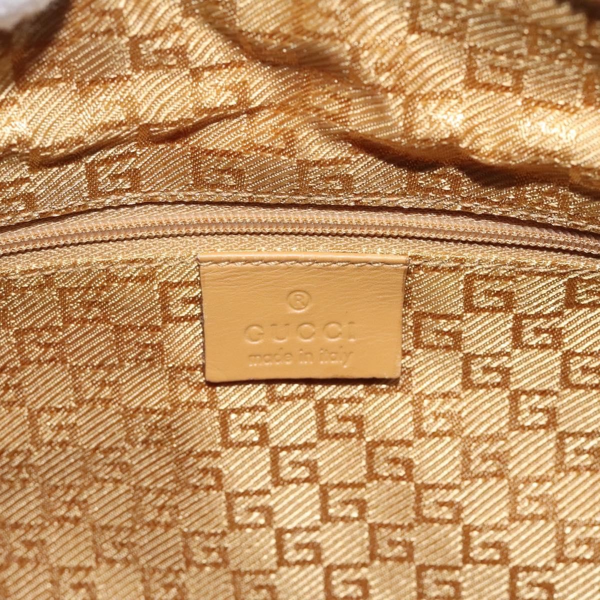Gucci Vintage Canvas Pink Suede Handbag (Pre-Owned)