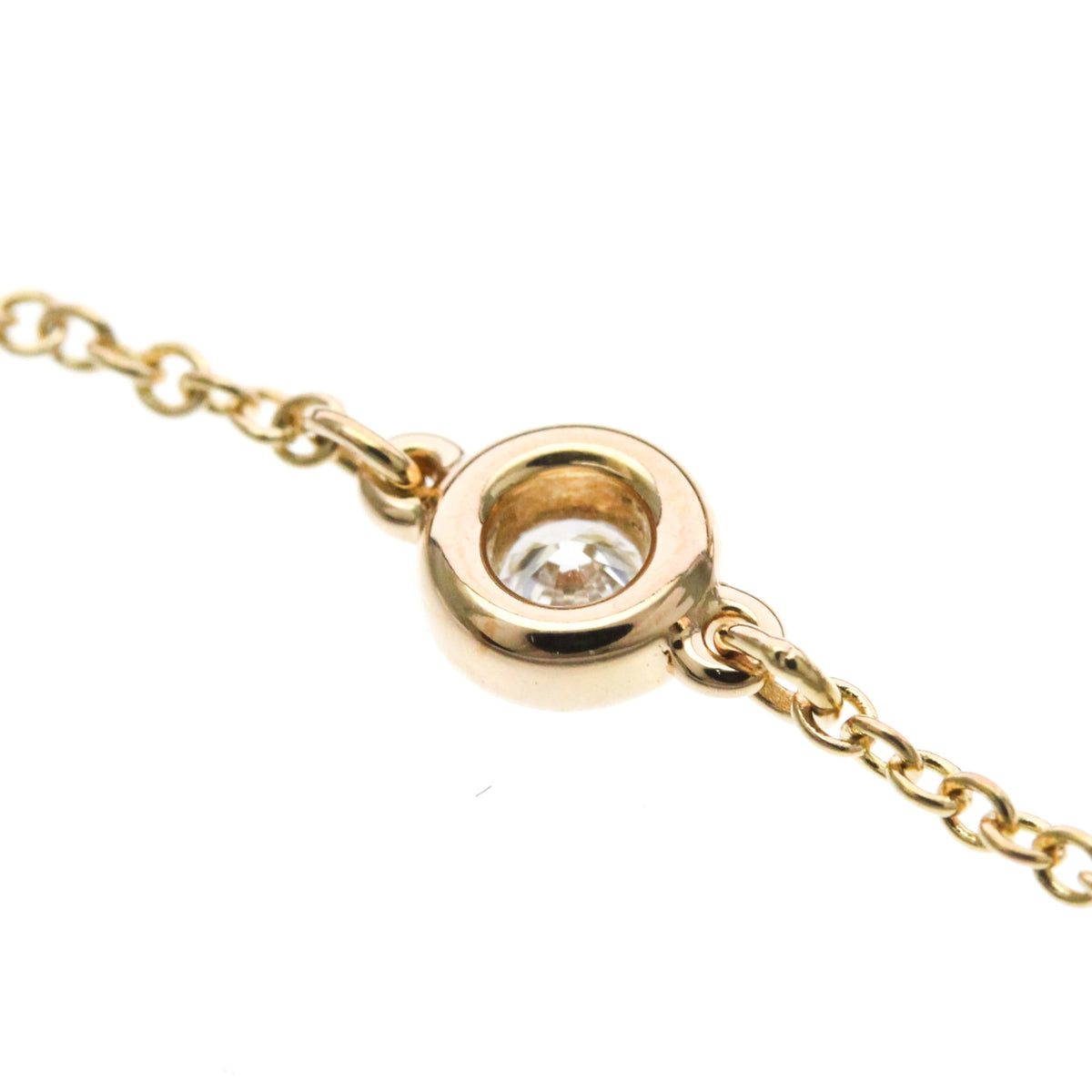 Tiffany & Co. Peretti Diamonds By The Yard 18K Rose Gold With Diamond Gold Pink_Gold Bracelet Jewelry (Pre-Owned)