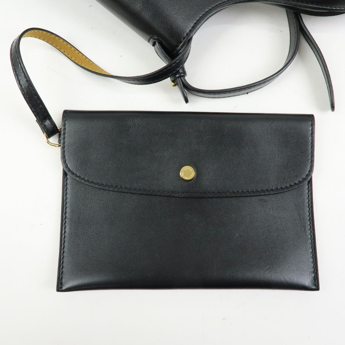 Stella Mccartney Alter Faux Leather Black Synthetic Tote Bag Bag (Pre-Owned)