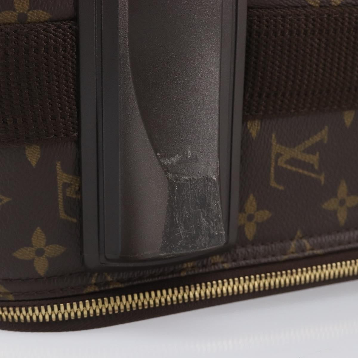 Louis Vuitton Pegase Luggage Monogram Canvas Brown Canvas Travel Bag Bag (Pre-Owned)