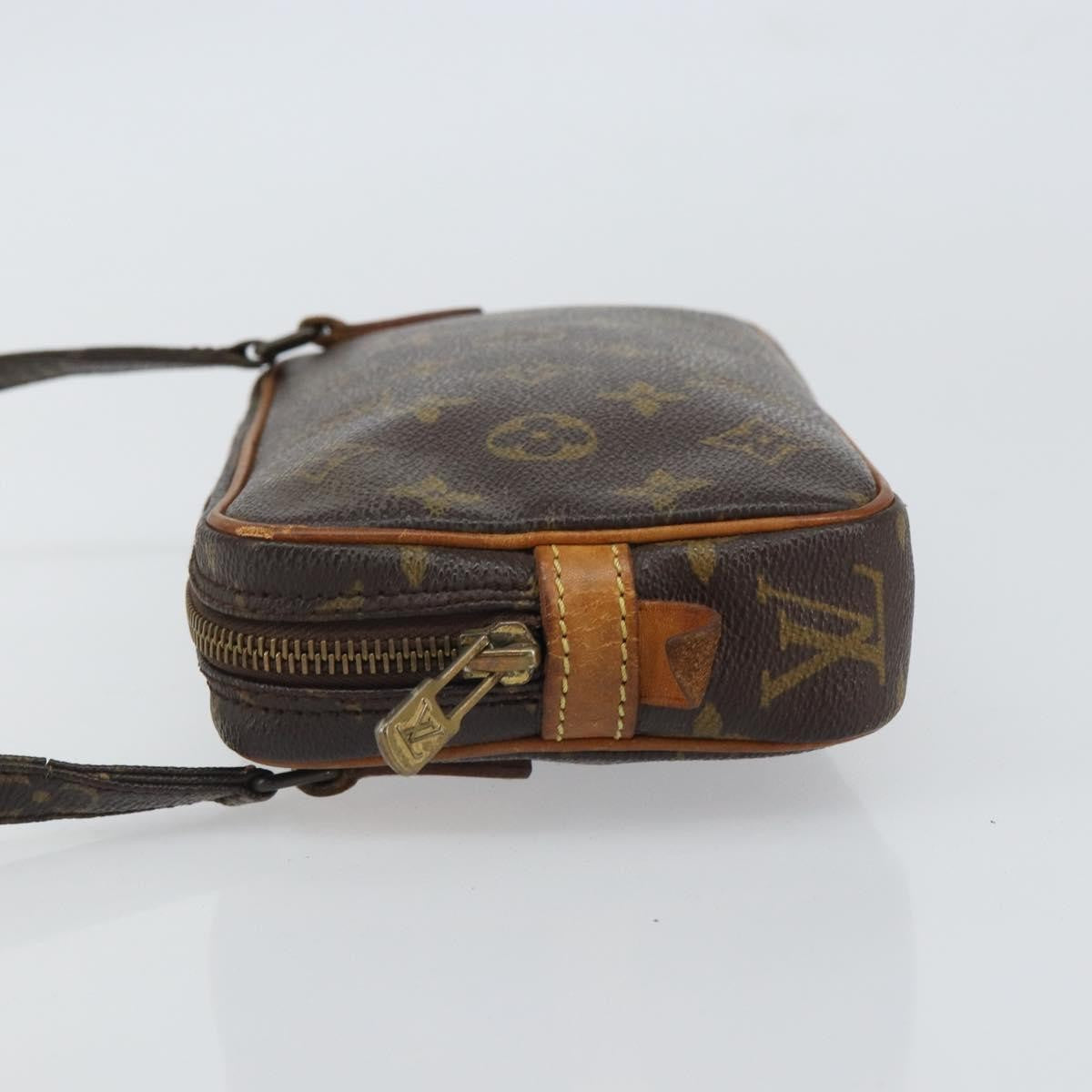 Louis Vuitton Pochette Marly Bandouliere Monogram Canvas Brown Canvas Shoulder Bag Bag (Pre-Owned)