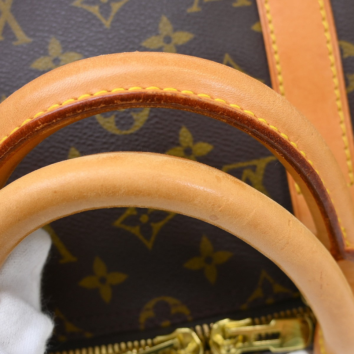 Louis Vuitton Keepall Monogram Brown Canvas Travel Bag Bag (Pre-Owned)