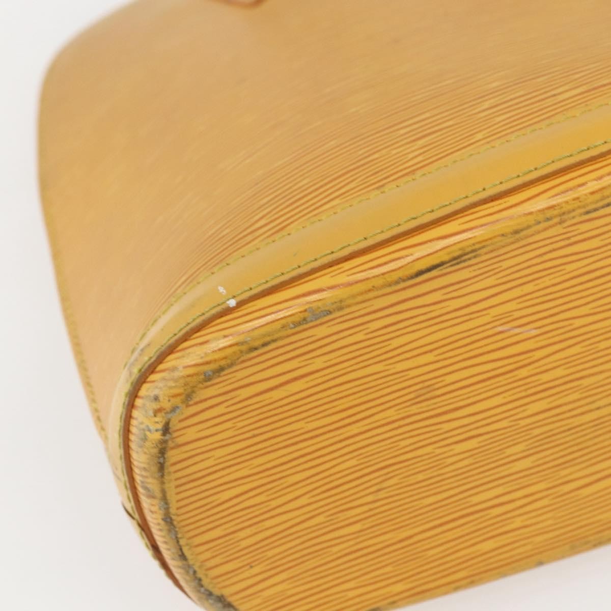 Louis Vuitton Lussac Epi Leather Yellow Leather Handbag (Pre-Owned)