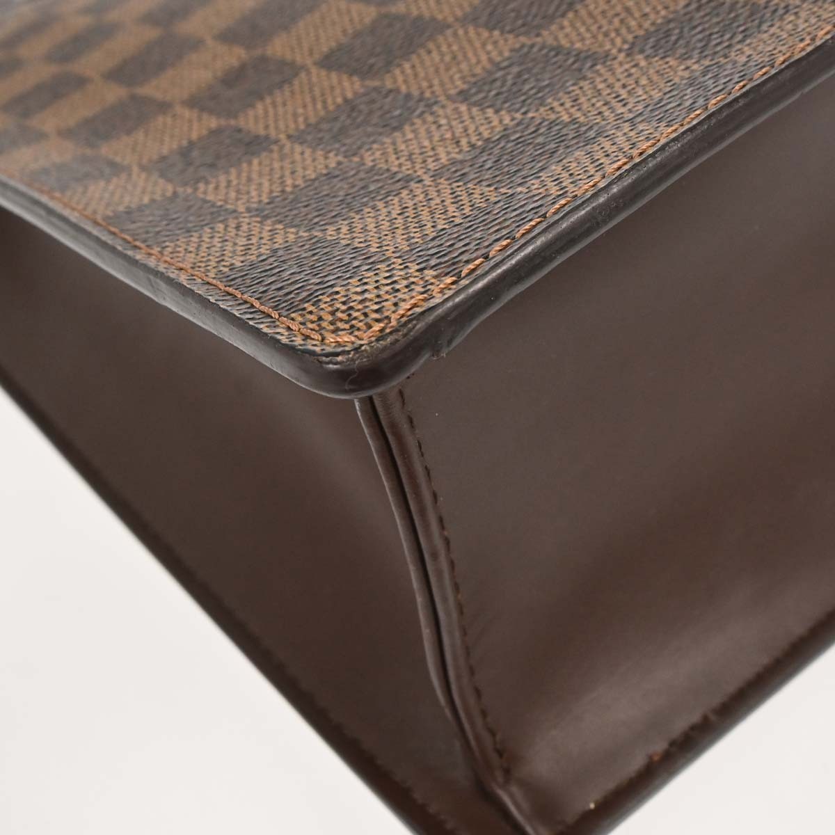 Louis Vuitton Venice Sac Plat Damier Ebene Brown Canvas Tote Bag Bag (Pre-Owned)