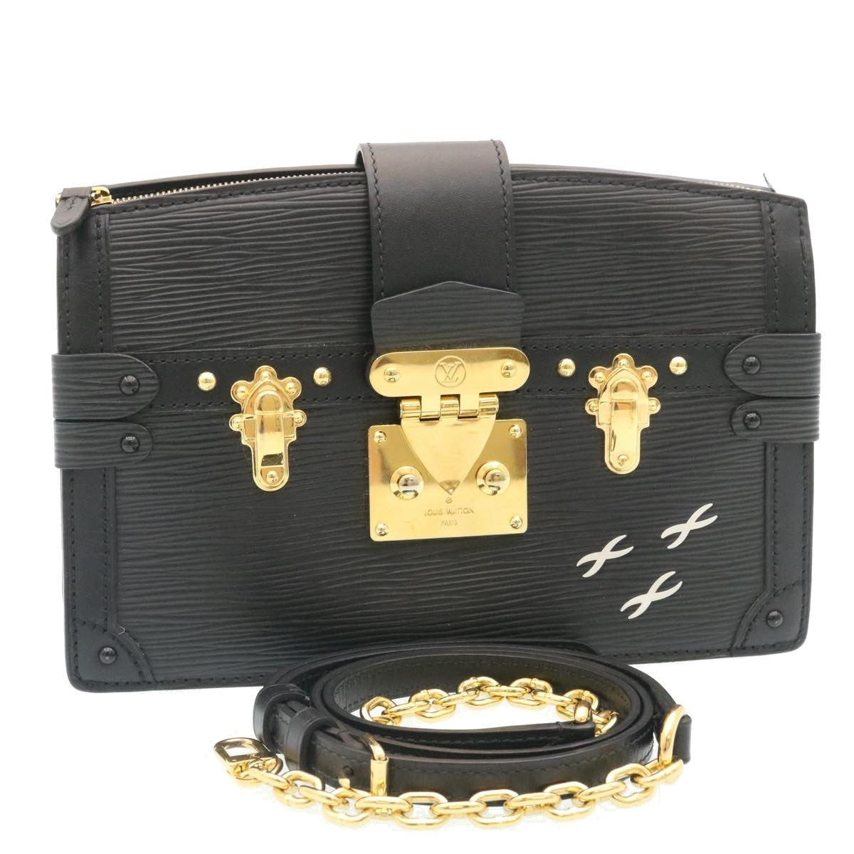 Louis Vuitton Trunk Clutch Epi Leather Black Leather Clutche & Pouche Bag (Pre-Owned)
