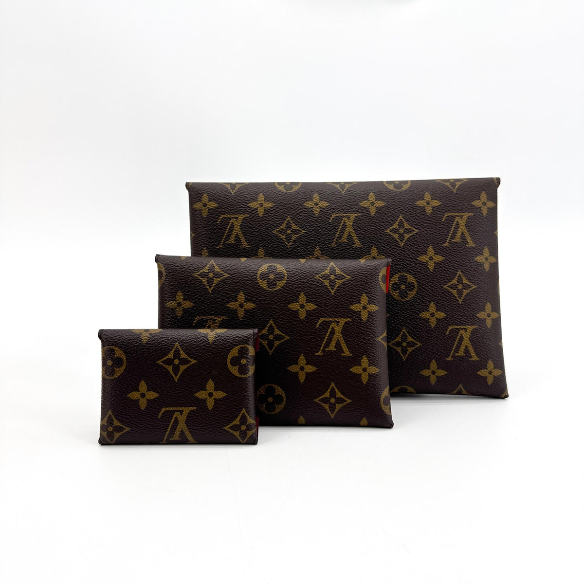 Louis Vuitton Kirigami Pochette Monogram Canvas Brown Canvas Clutche & Pouche Bag (Pre-Owned)