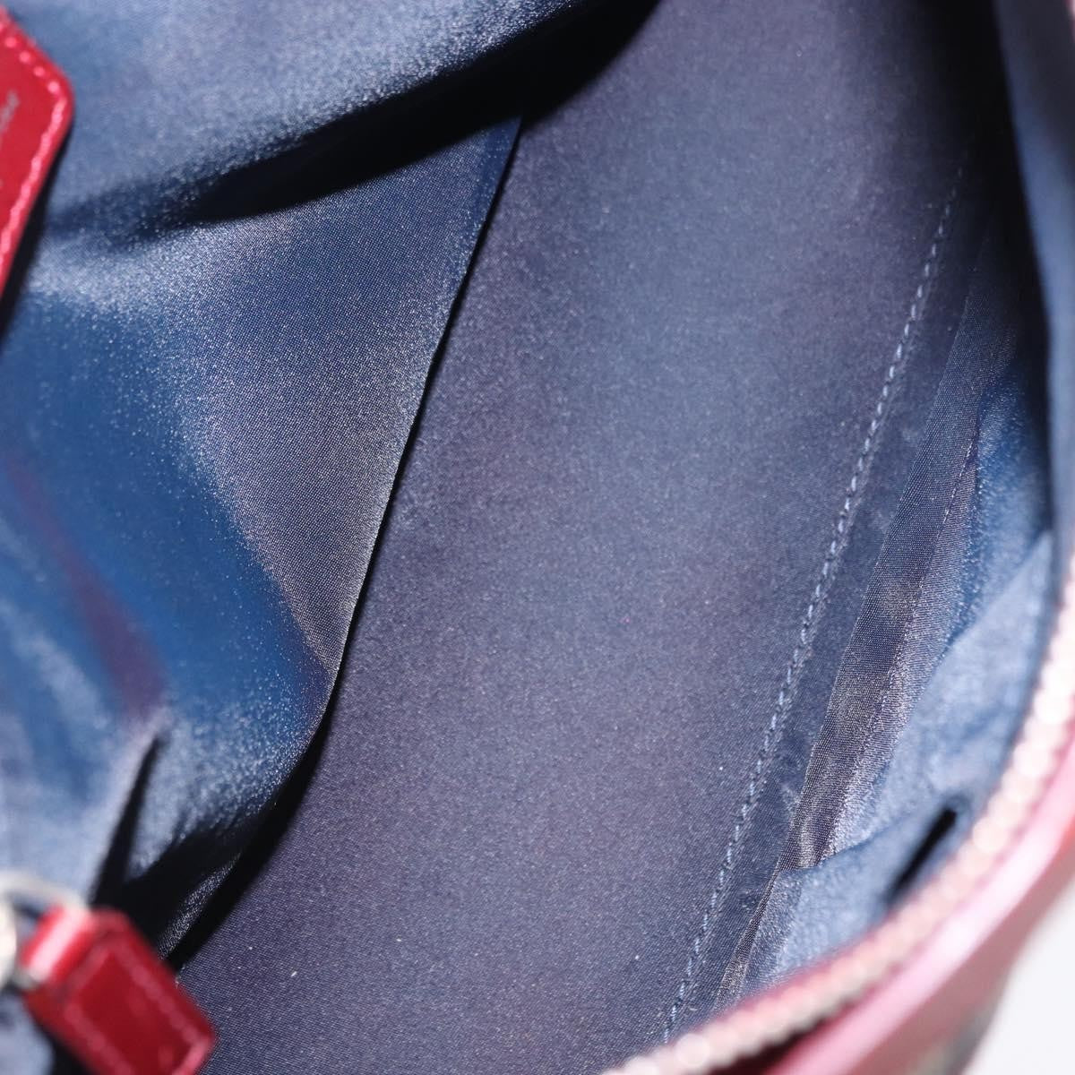 Christian Dior Vintage Trotter Zip Diorissimo Canvas Navy Canvas Tote Bag Bag (Pre-Owned)