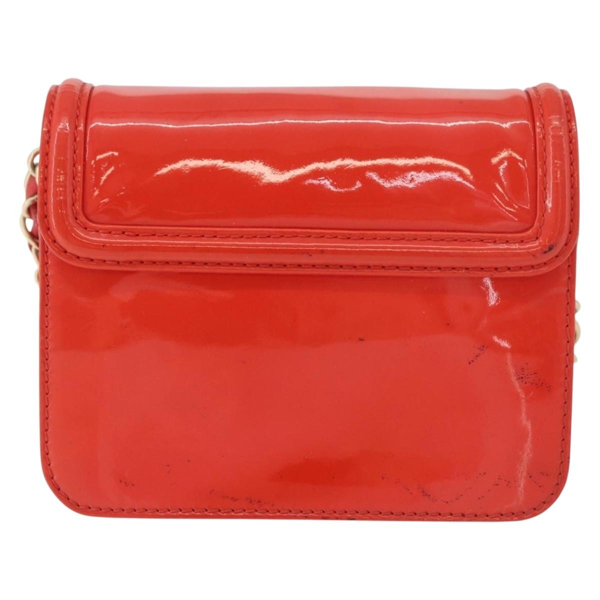 Chanel Reissue 2.55 Clutch Patent Leather Red Patent_Leather Shoulder Bag Bag (Pre-Owned)