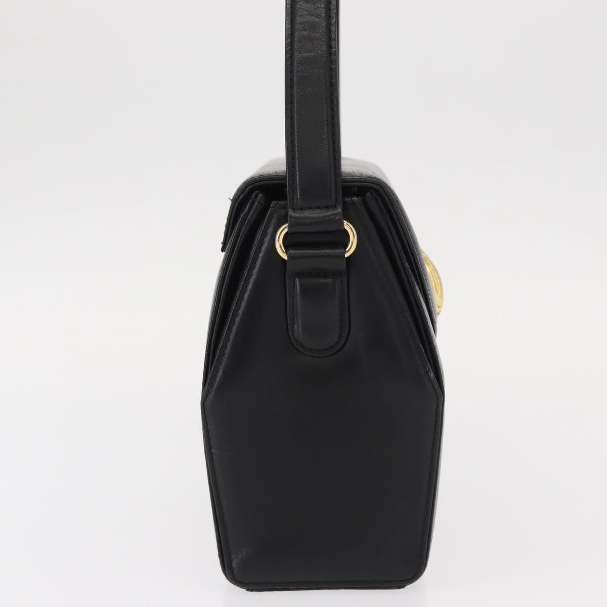 Givenchy Vintage 4G Leather Black Leather Handbag (Pre-Owned)