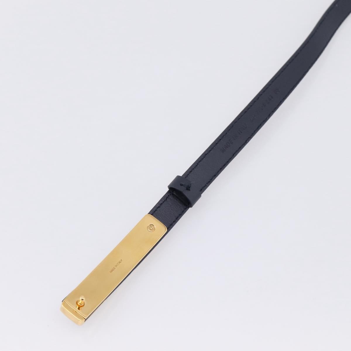 Christian Dior Vintage Belt Canvas Black Leather Belts Accessory (Pre-Owned)