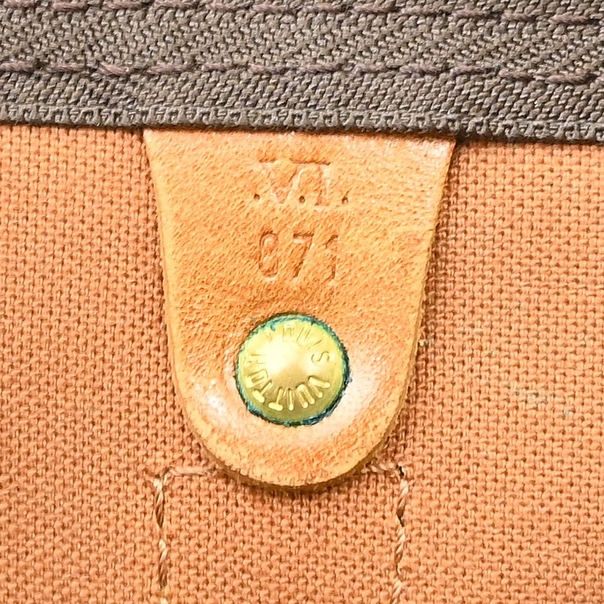 Louis Vuitton Keepall Bandouliere Monogram Canvas Brown Canvas Travel Bag Bag (Pre-Owned)
