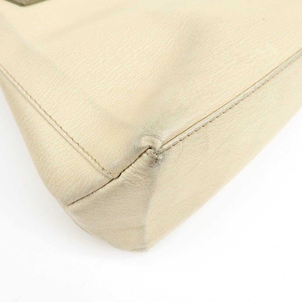 Loewe Vintage Velazquez Top Handle Leather Beige Leather Handbag (Pre-Owned)