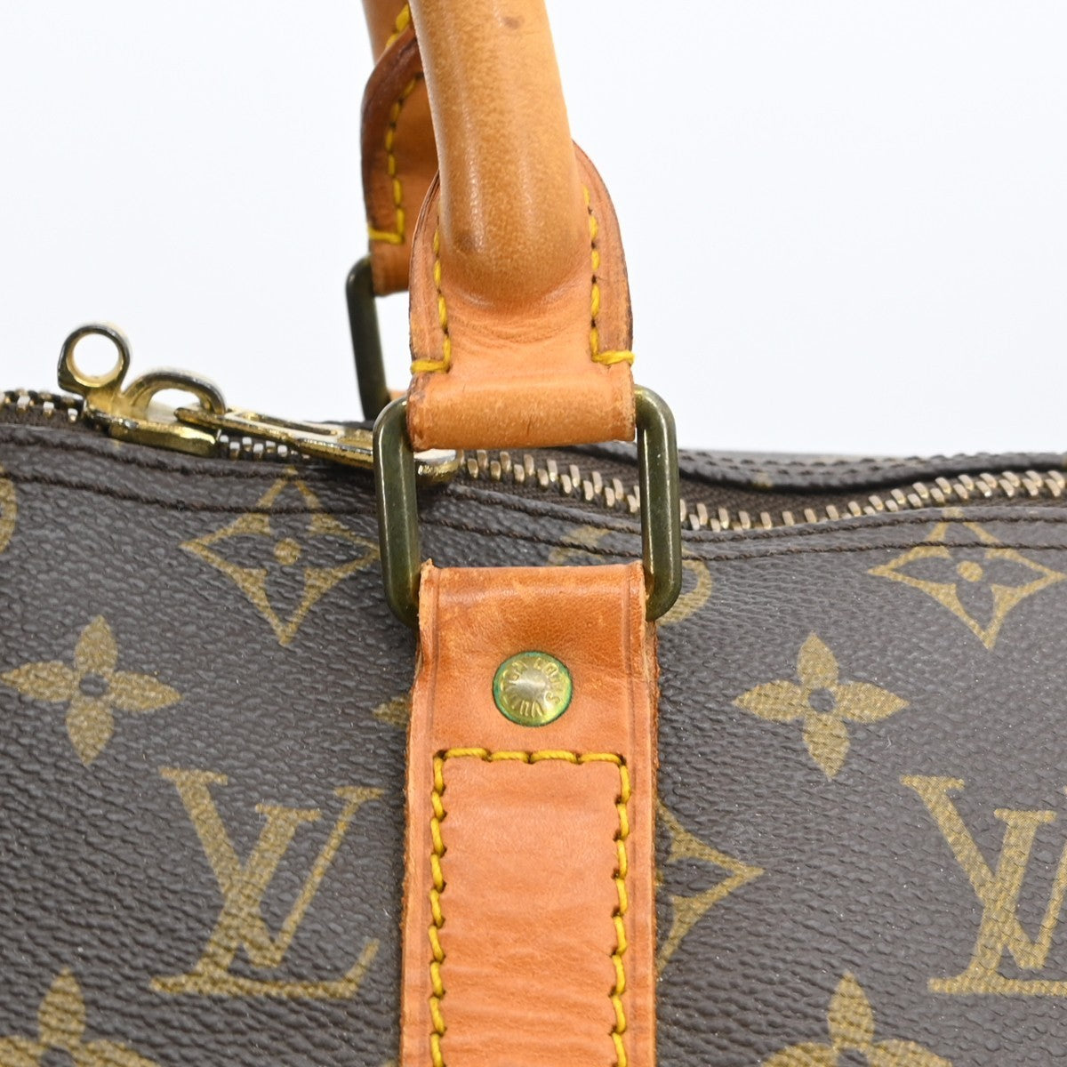 Louis Vuitton Keepall Monogram Canvas Brown Canvas Travel Bag Bag (Pre-Owned)