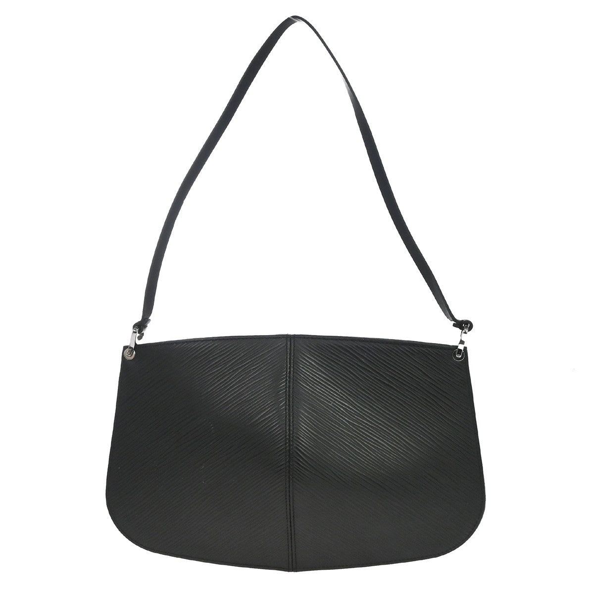 Louis Vuitton Demi Lune Pochette Epi Leather Black Leather Clutche & Pouche Bag (Pre-Owned)