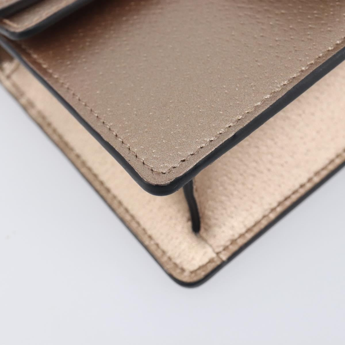 Gucci Dionysus Leather Gold Leather Handbag (Pre-Owned)
