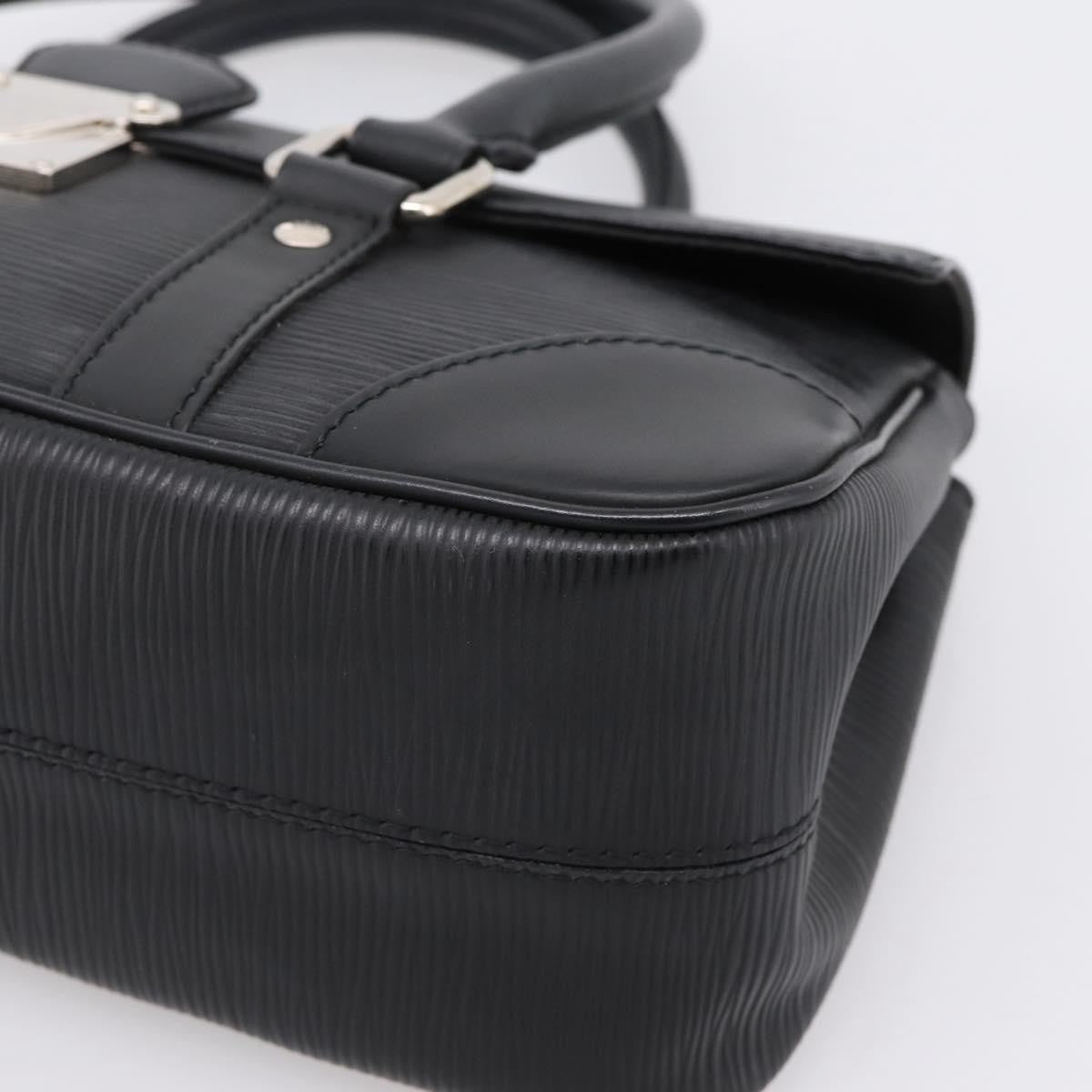 Louis Vuitton Segur Epi Leather Black Leather Handbag (Pre-Owned)