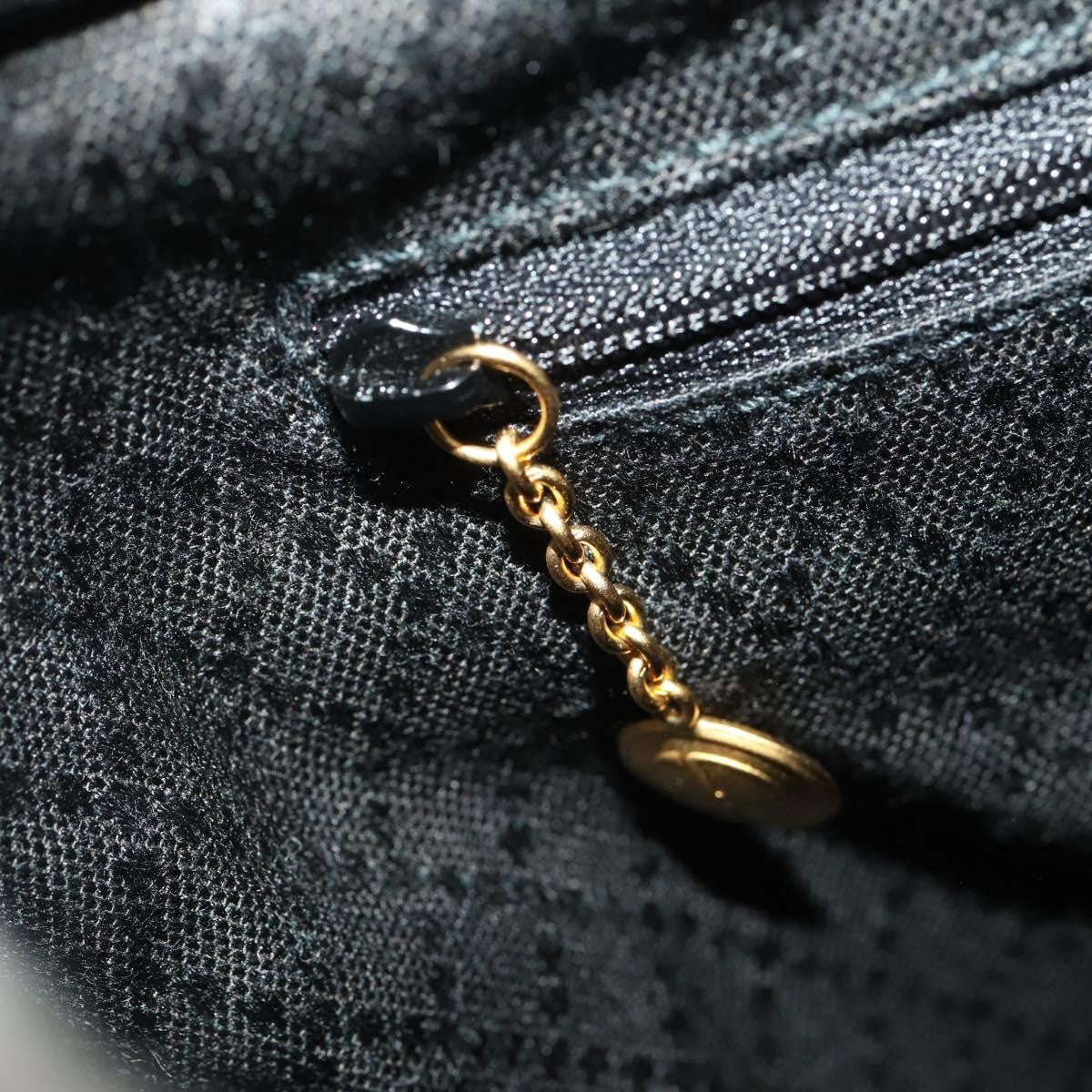 Gucci Bamboo Suede Black Suede Tote Bag Bag (Pre-Owned)
