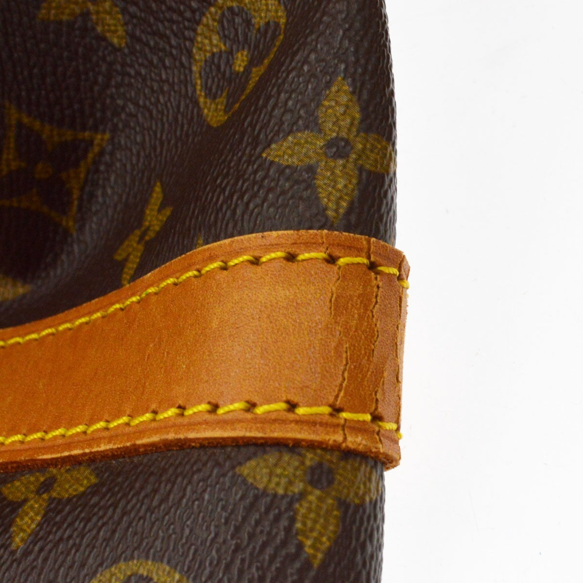 Louis Vuitton Keepall Bandouliere Monogram Canvas Brown Canvas Travel Bag Bag (Pre-Owned)