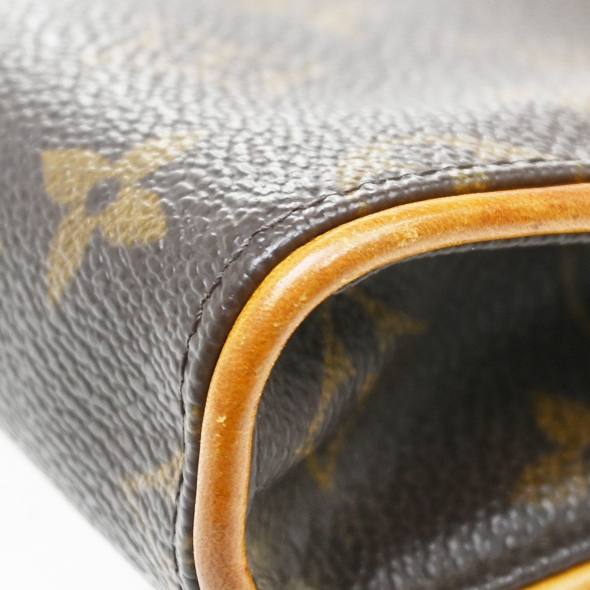 Louis Vuitton Florentine Waist Monogram Canvas Brown Canvas Clutche & Pouche Bag (Pre-Owned)