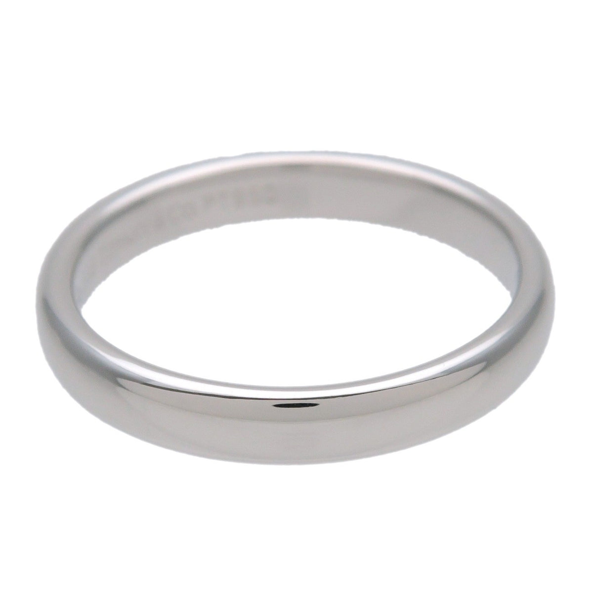 Tiffany & Co. Classic Wedding Band Platinum Silver Platinum Ring Jewelry (Pre-Owned)