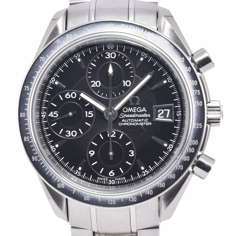 Omega Speedmaster Date Chronograph Automatic Stainless Steel Watch (Pre-Owned)