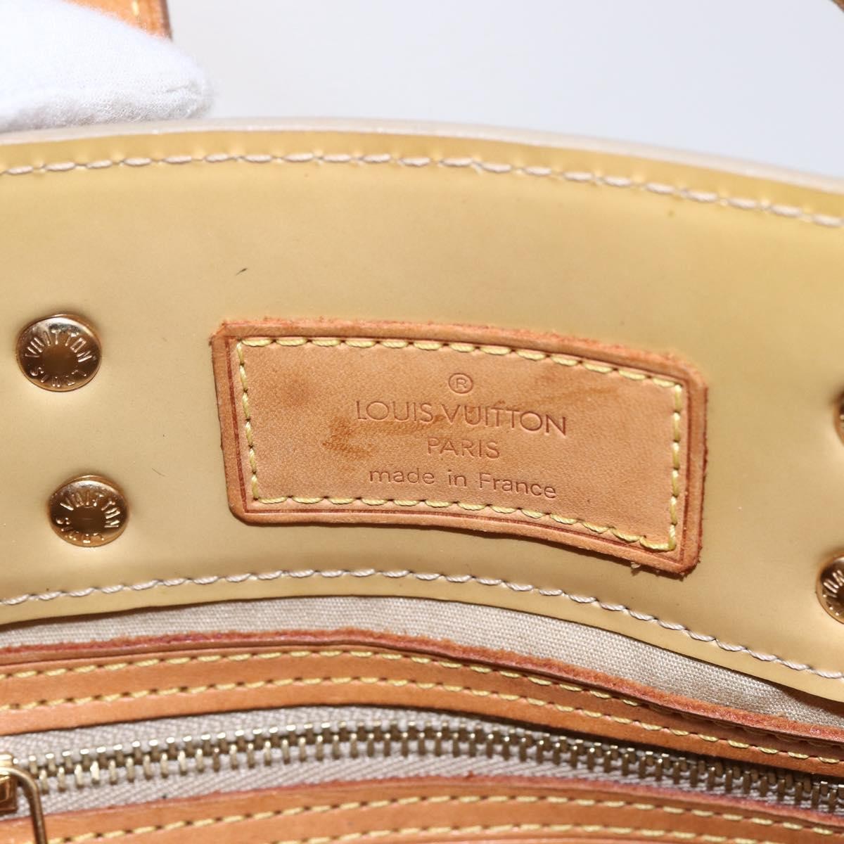 Louis Vuitton Reade Monogram Vernis Beige Patent_Leather Handbag (Pre-Owned)