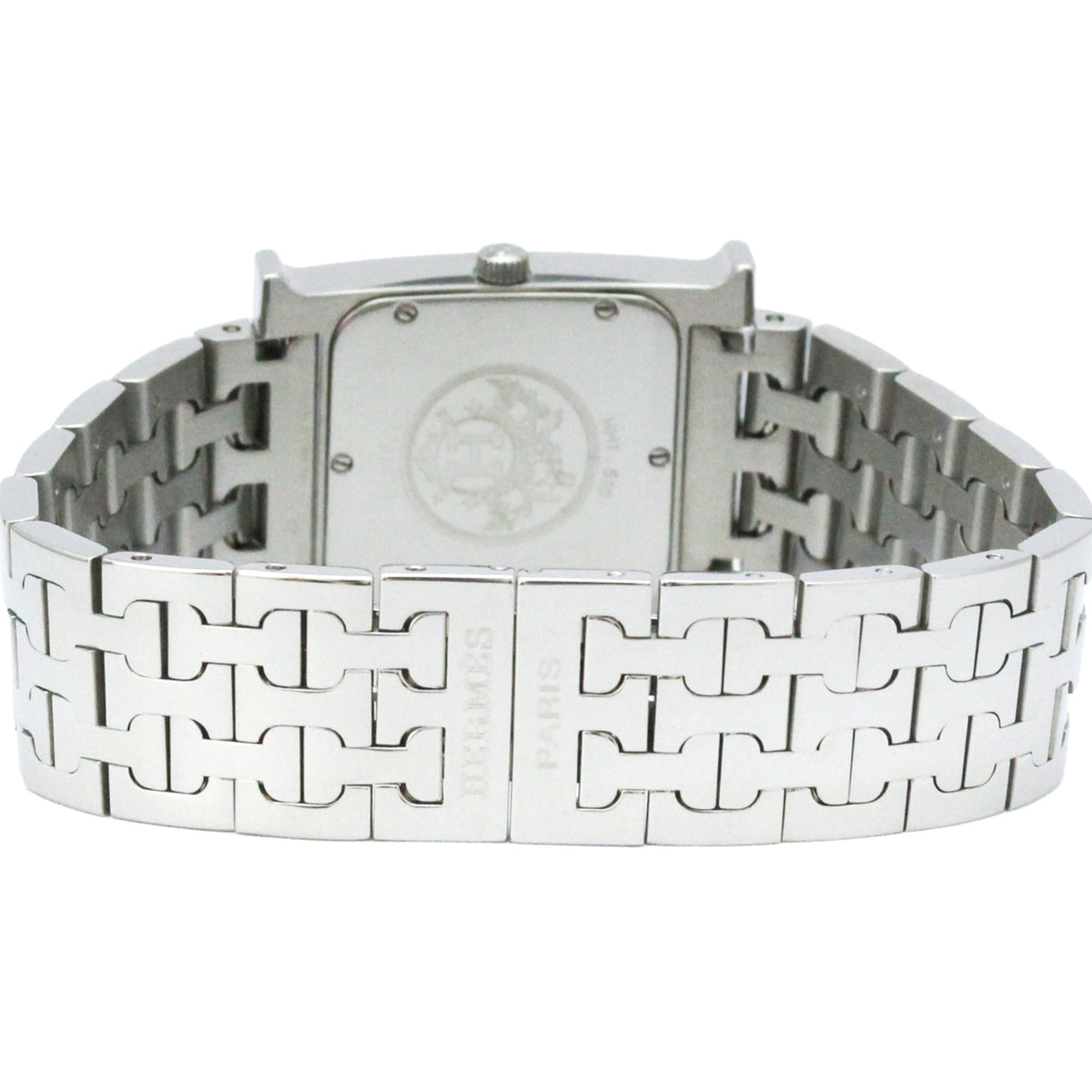 Hermes Heure H Quartz Stainless Steel Watch (Pre-Owned)