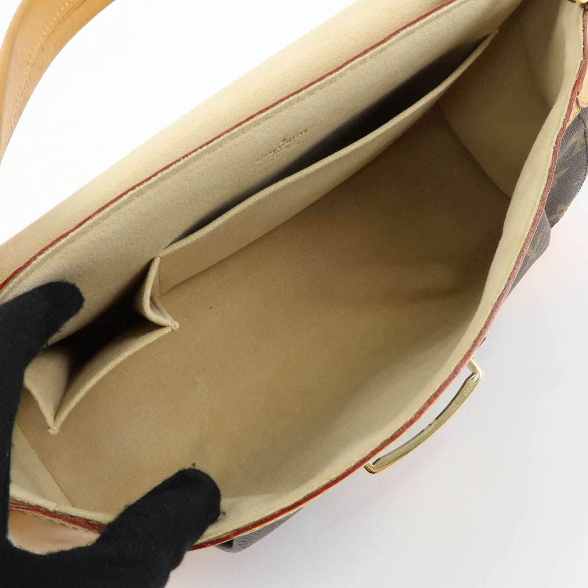 Louis Vuitton Beverly Monogram Canvas Brown Canvas Handbag (Pre-Owned)