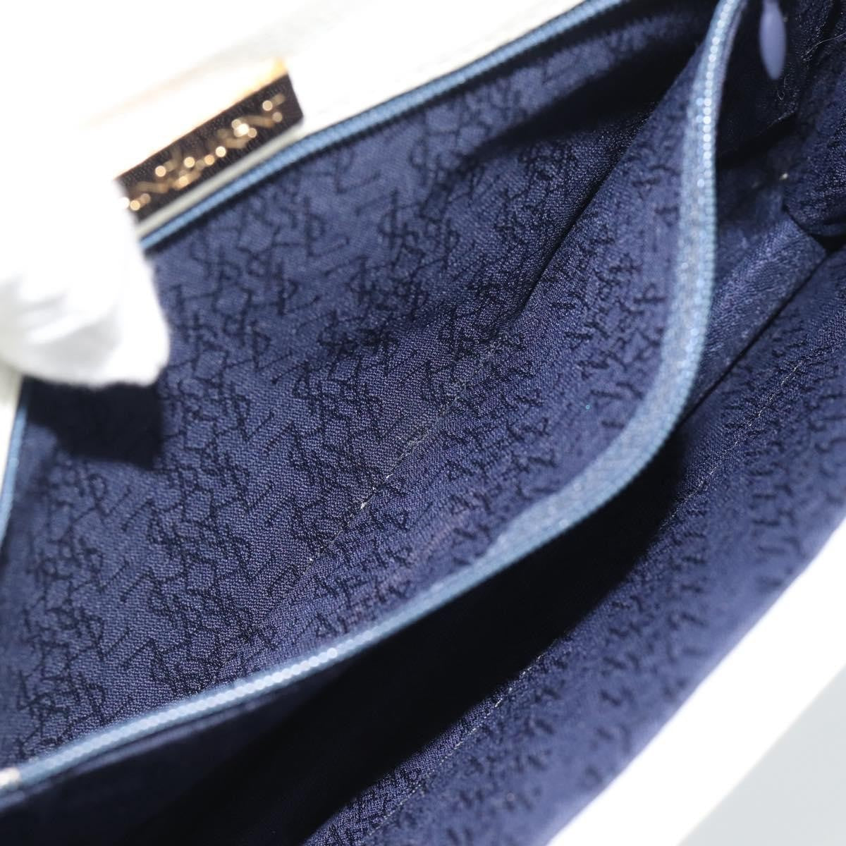 Saint Laurent Vintage Leather White Leather Clutche & Pouche Bag (Pre-Owned)