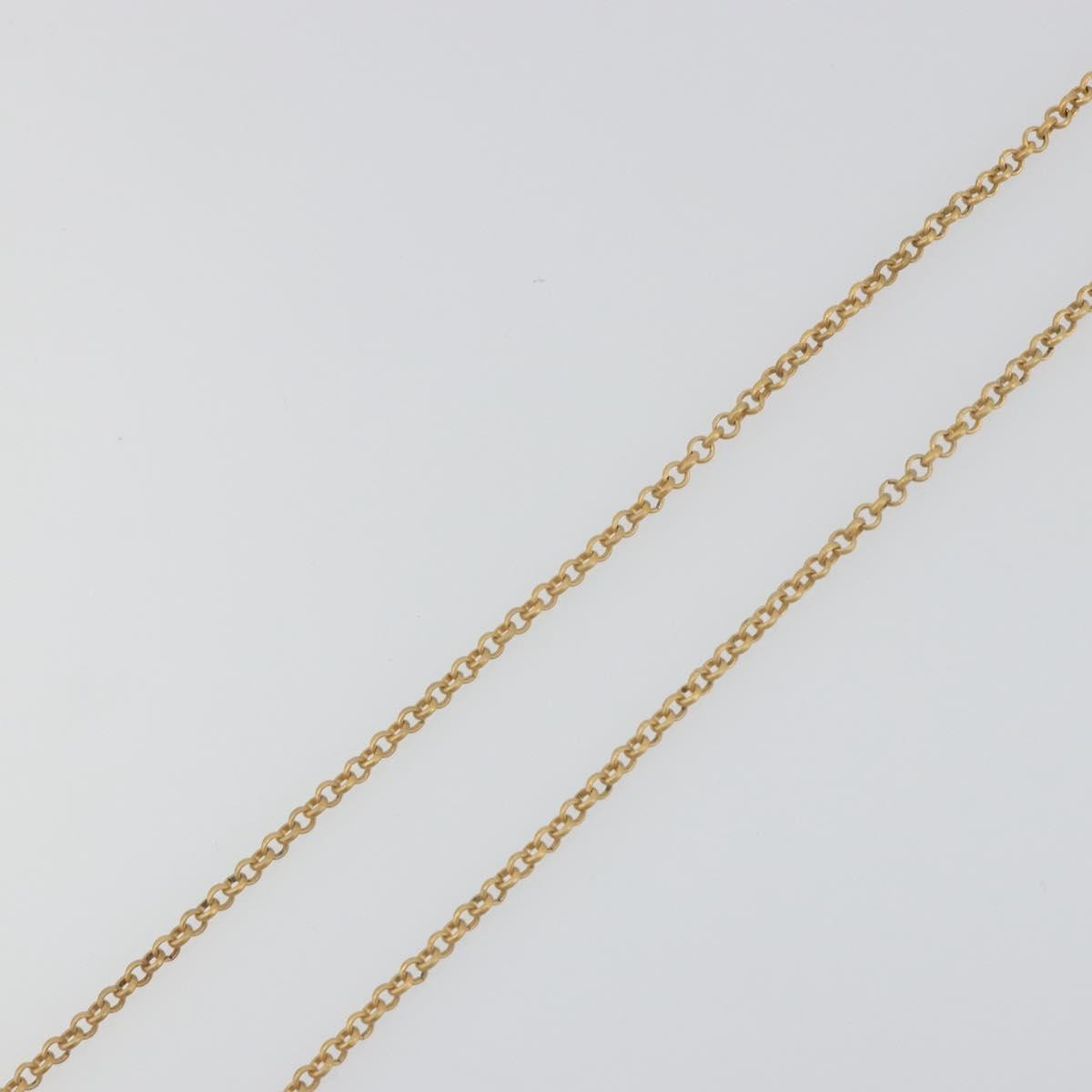 Chanel Cc No.5 Perfume Bottle Pendant Metal Gold Metal Necklace Jewelry (Pre-Owned)