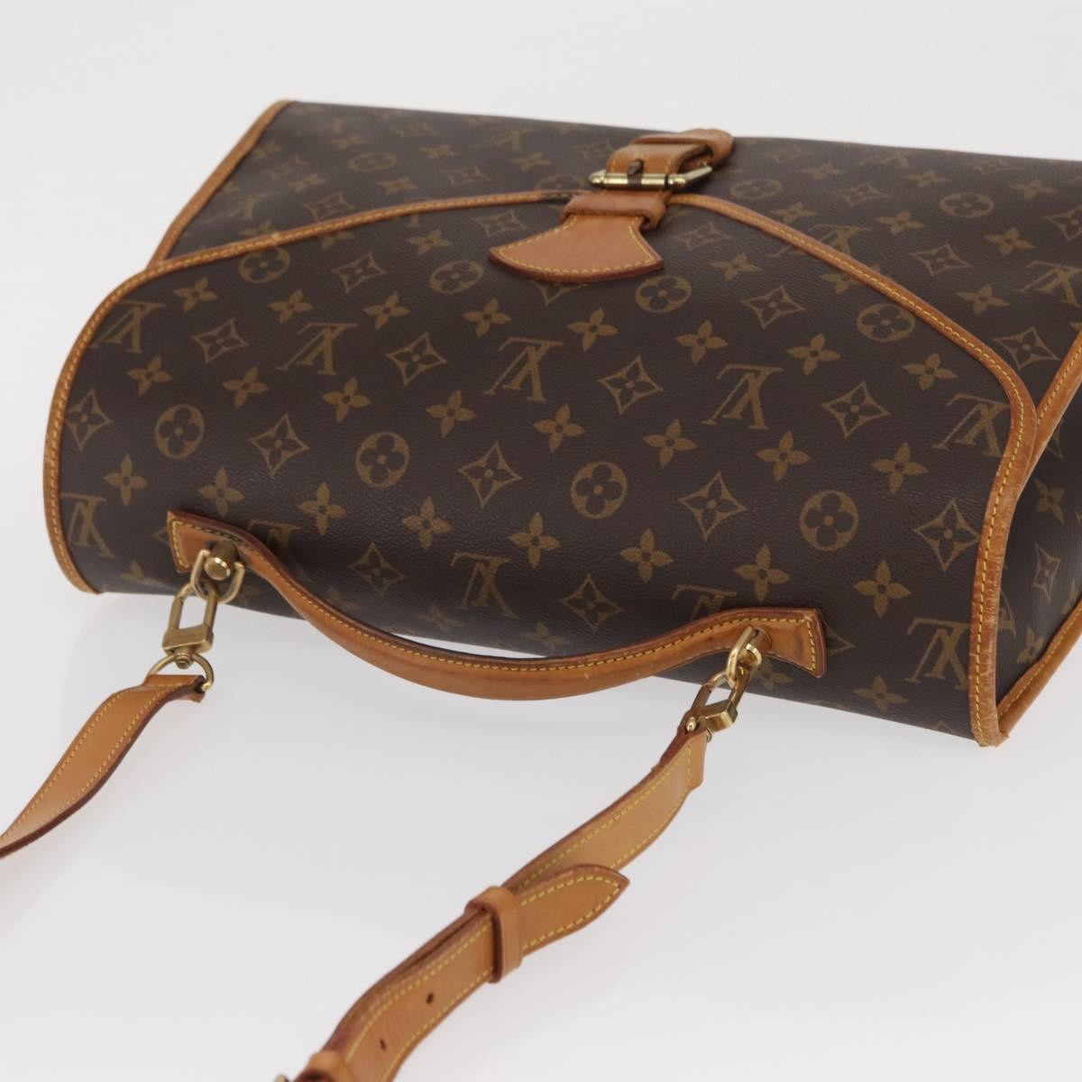 Louis Vuitton Beverly Monogram Canvas Brown Canvas Briefcase Bag (Pre-Owned)