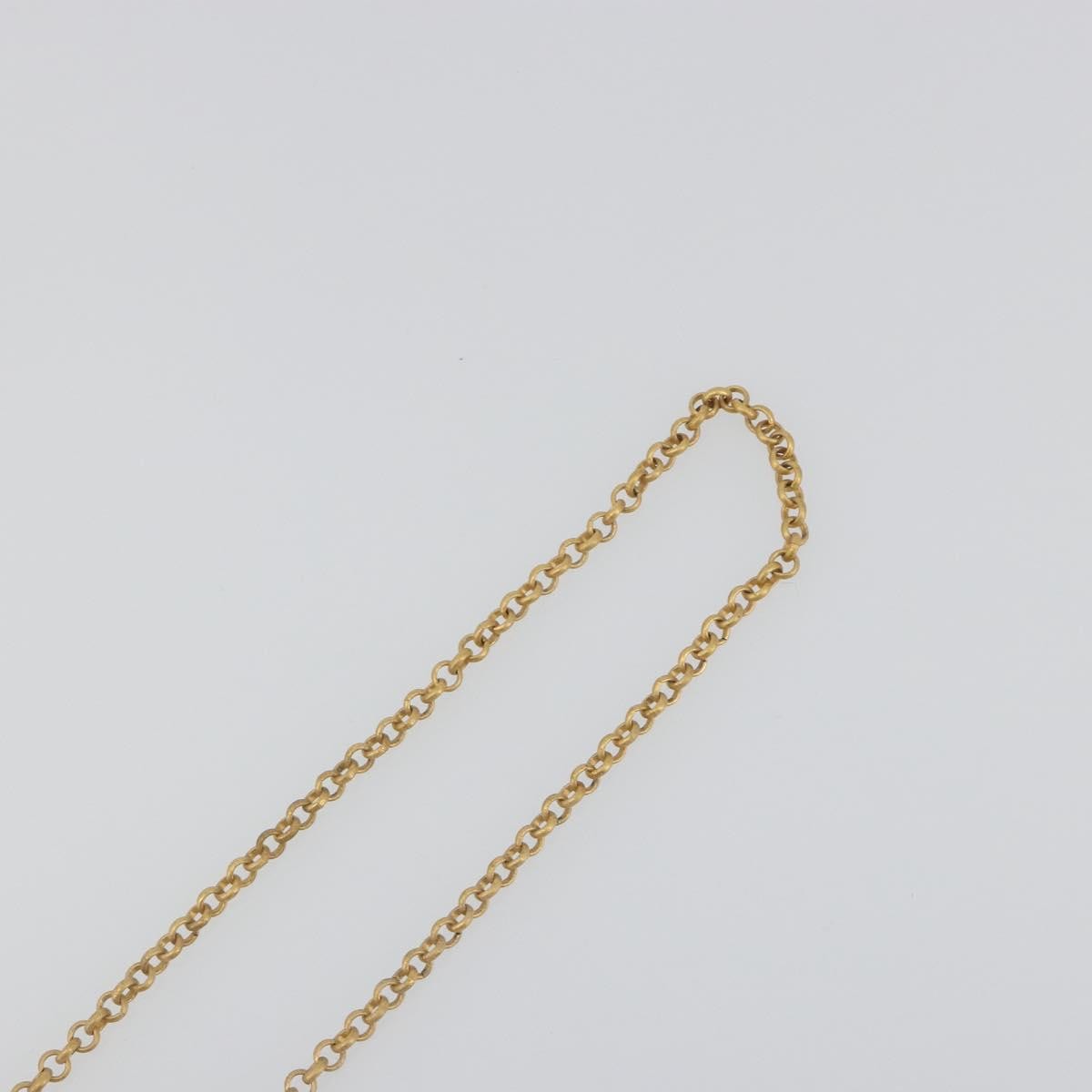 Chanel Cc No.5 Perfume Bottle Pendant Metal Gold Metal Necklace Jewelry (Pre-Owned)