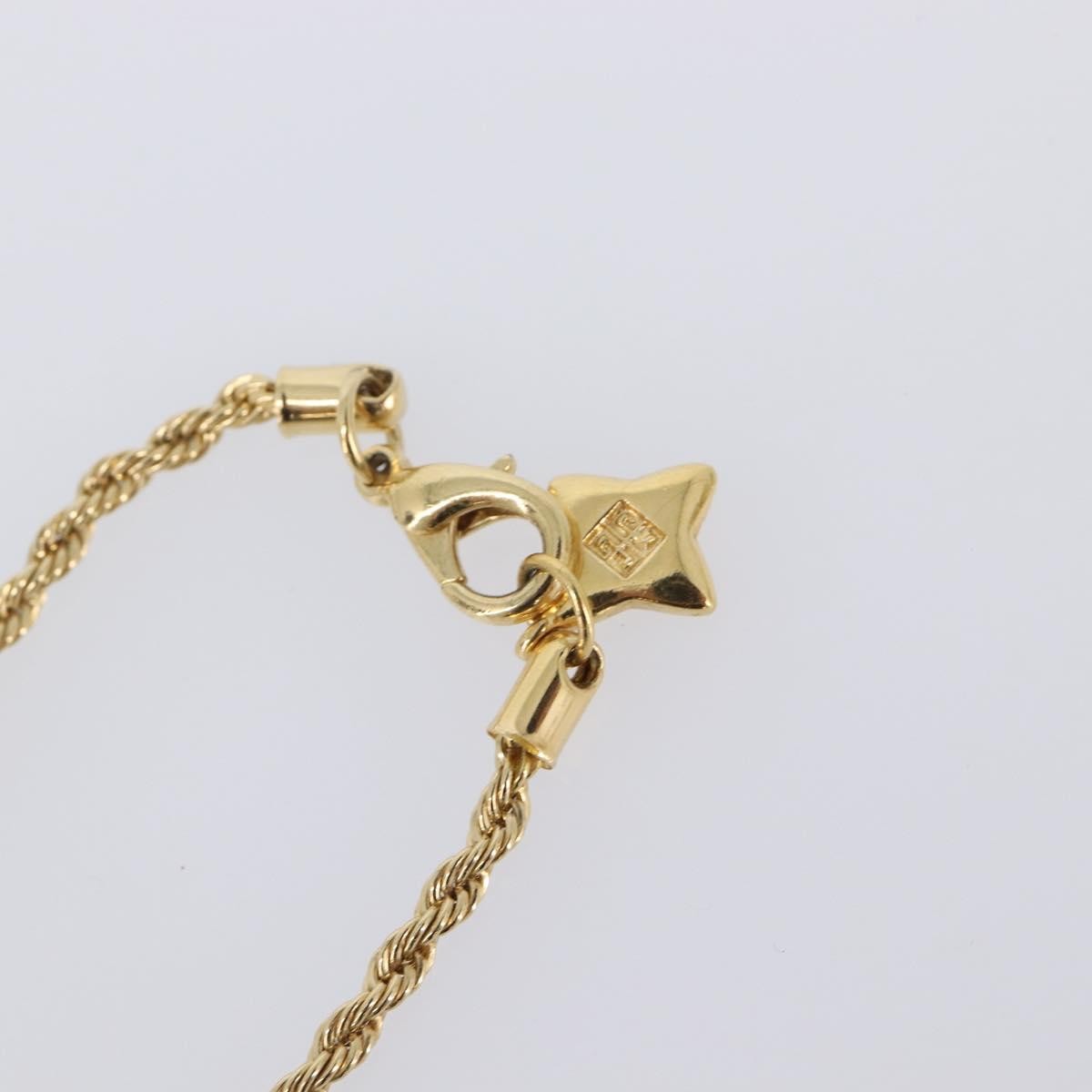 Givenchy Vintage Metal Gold Metal Necklace Jewelry (Pre-Owned)