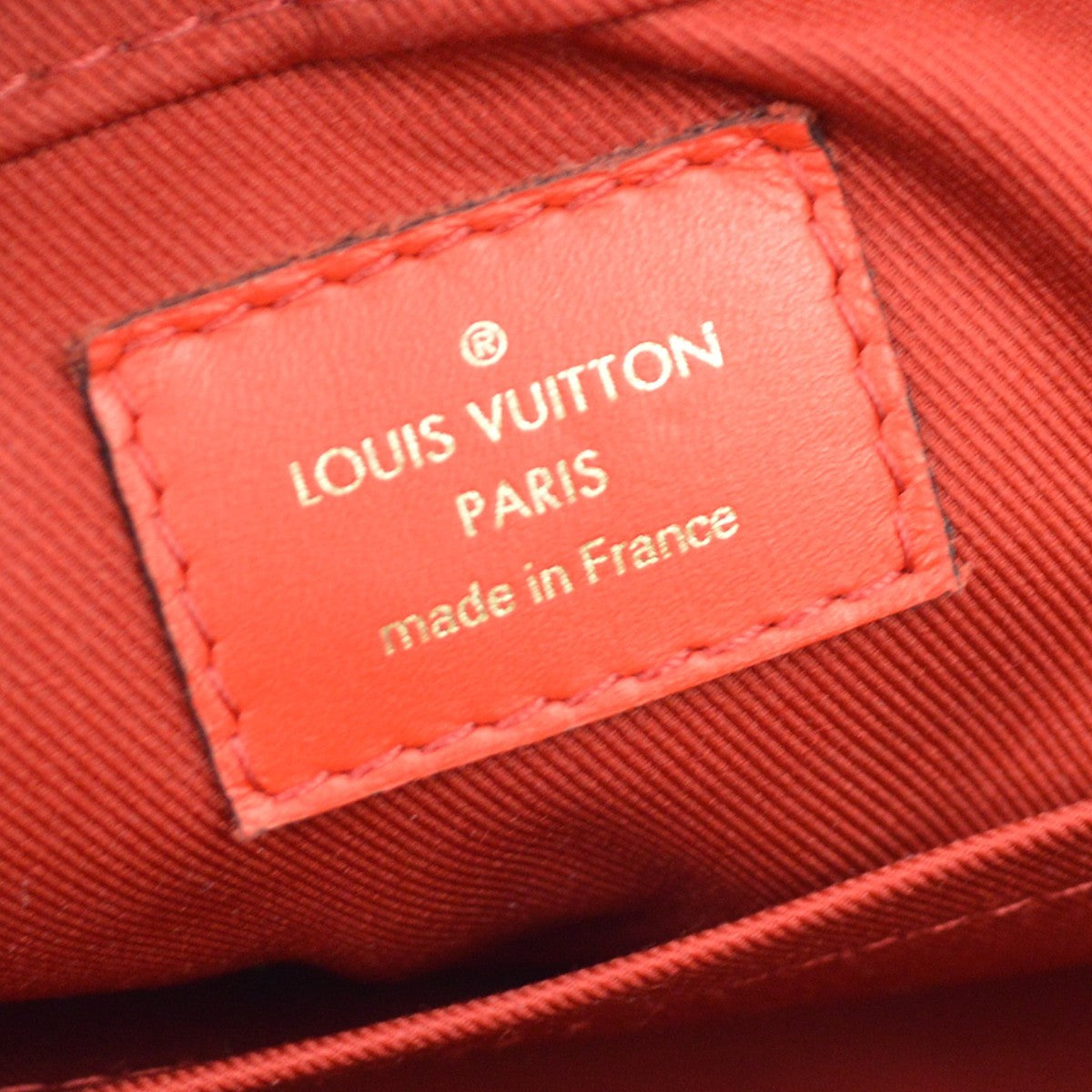 Louis Vuitton Saintonge Monogram Canvas With Leather Brown Canvas Handbag (Pre-Owned)