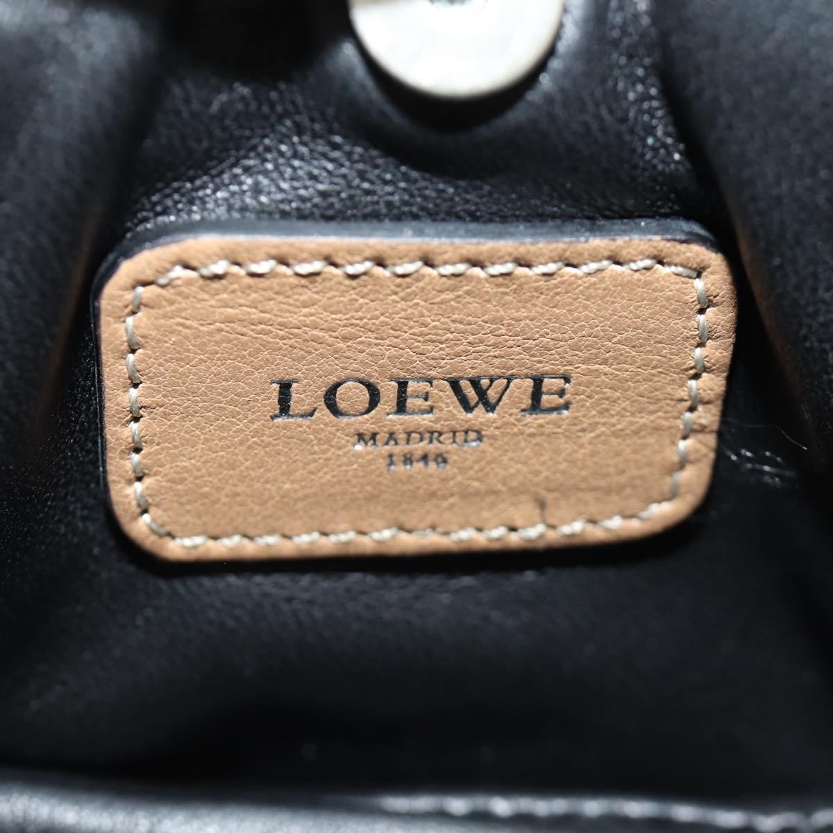 Loewe Shoulder Bag Leather Brown Leather Shoulder Bag Bag (Pre-Owned)