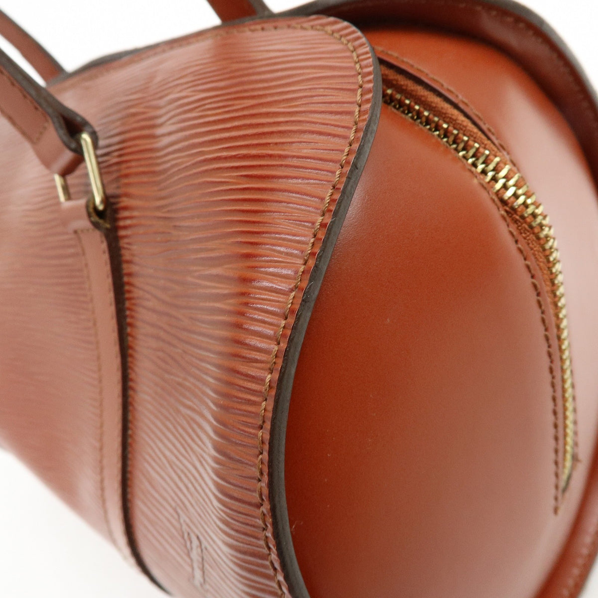 Louis Vuitton Soufflot Epi Leather Brown Leather Handbag (Pre-Owned)