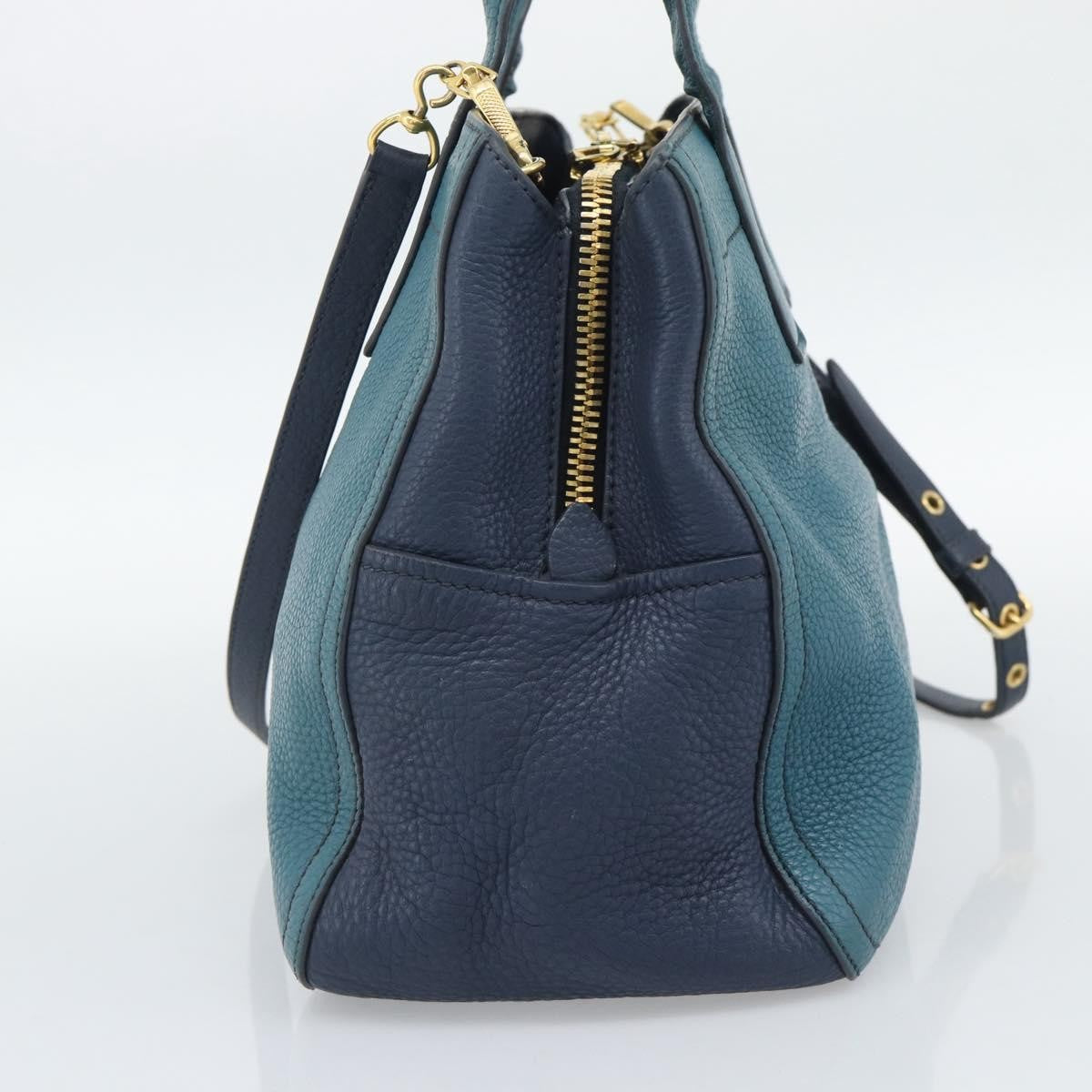 Miu Miu Vintage Leather Green Leather Handbag (Pre-Owned)