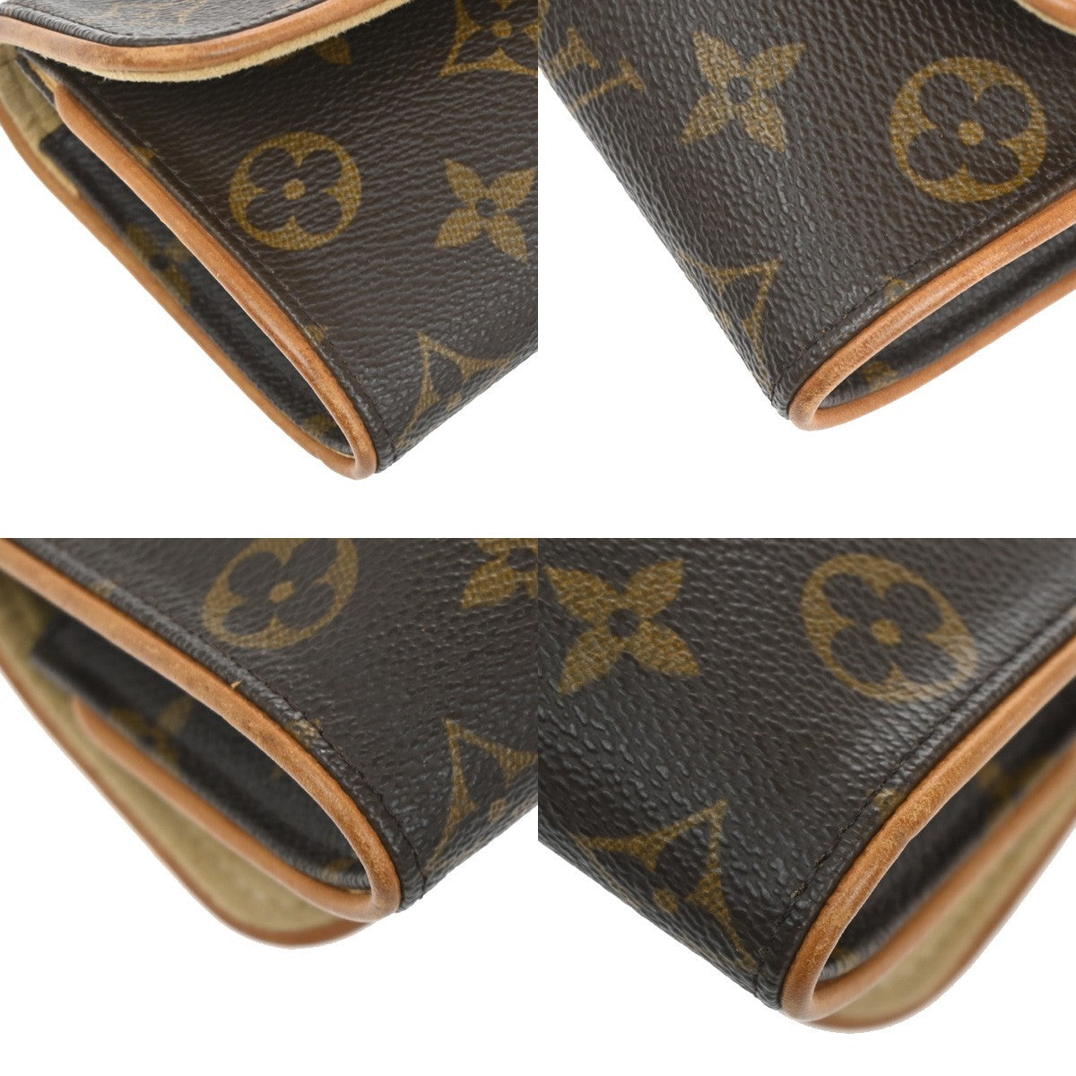 Louis Vuitton Twin Monogram Canvas Brown Canvas Clutche & Pouche Bag (Pre-Owned)