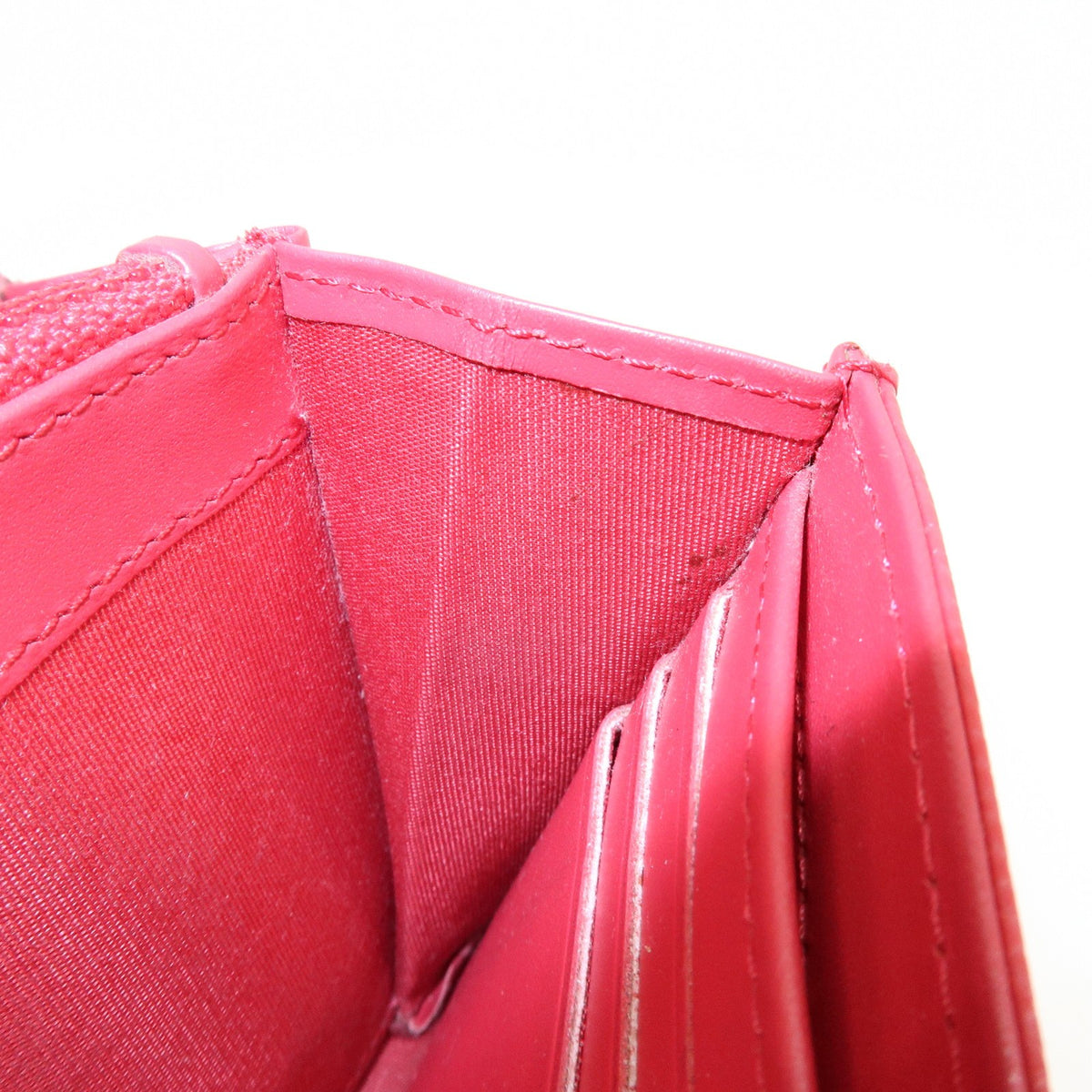 Chanel Timeless Cc Flap Caviar Red Calfskin Wallets Accessory (Pre-Owned)