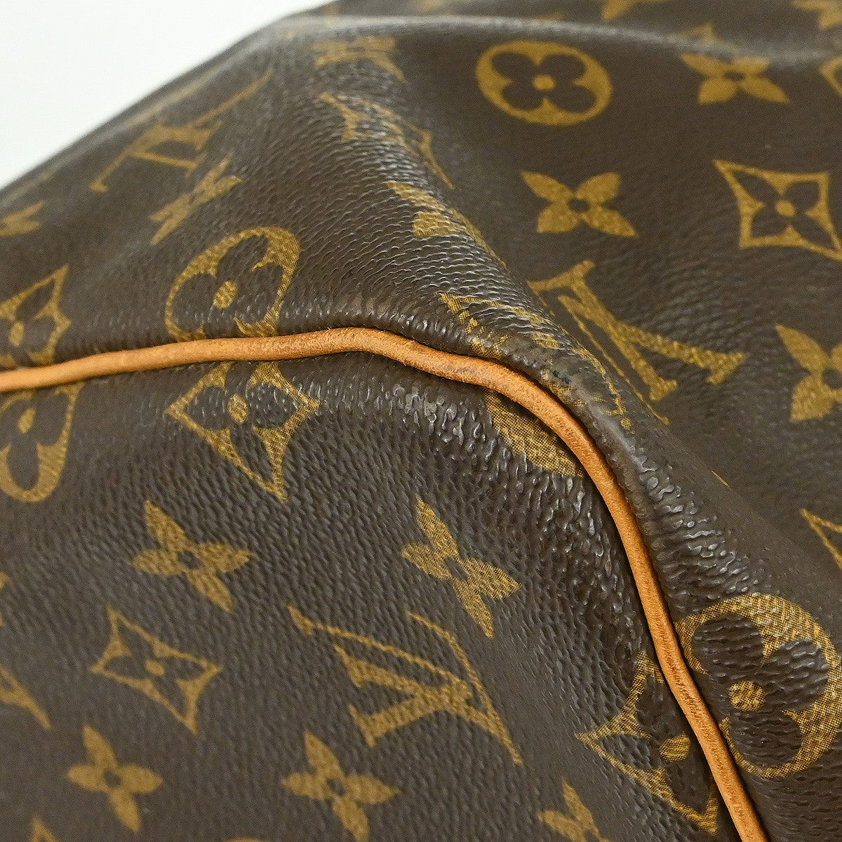 Louis Vuitton Keepall Monogram Brown Canvas Travel Bag Bag (Pre-Owned)