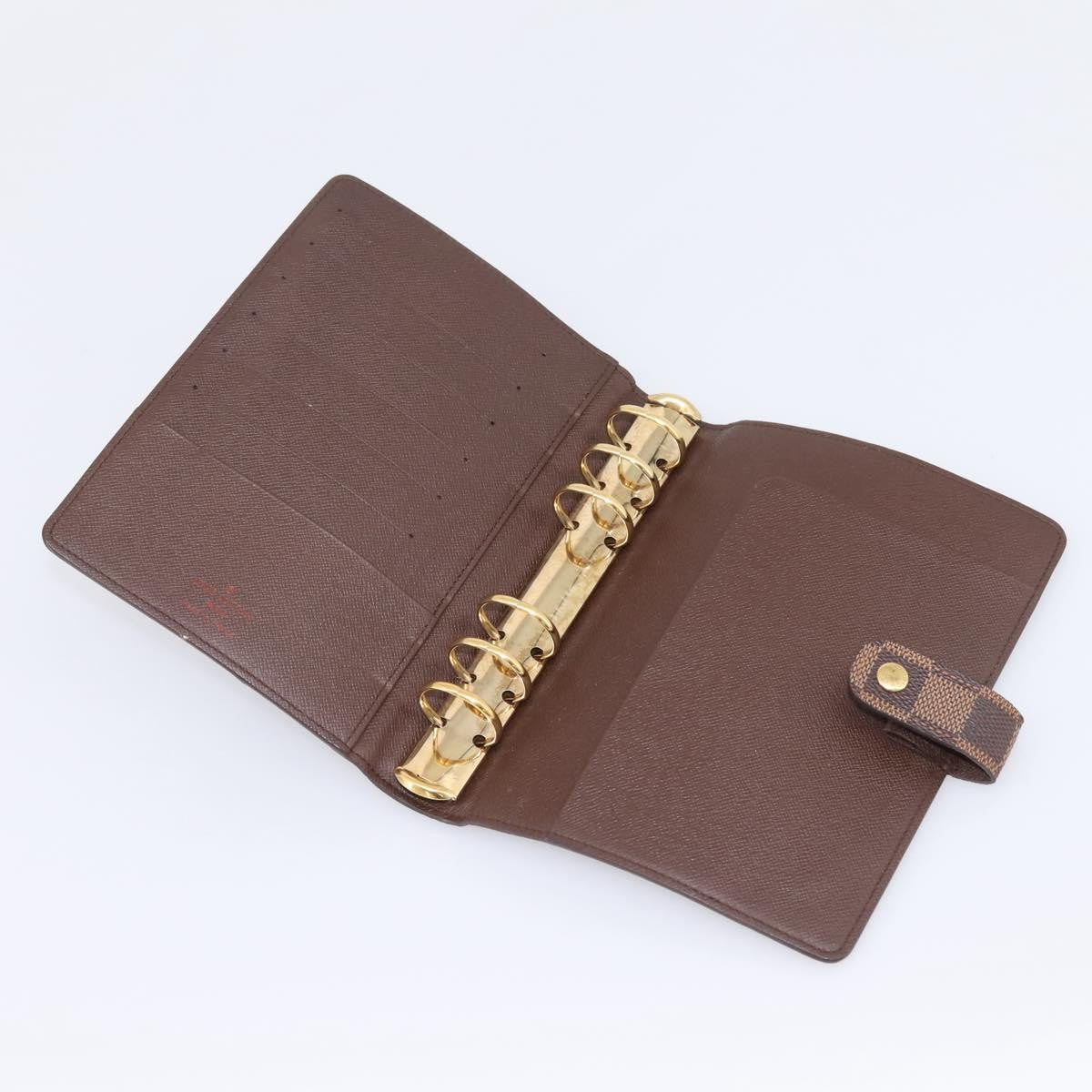 Louis Vuitton Agenda Cover Damier Canvas Brown Canvas Wallets Accessory (Pre-Owned)