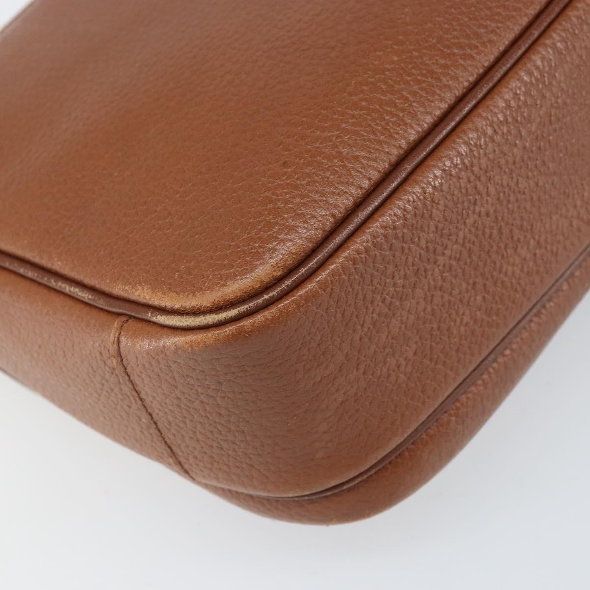 Burberry Vintage Leather Brown Leather Shoulder Bag Bag (Pre-Owned)
